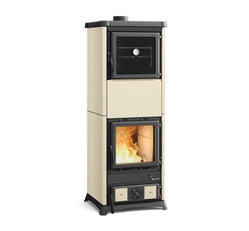 Камінна піч Nova Forno Steel ( Panna ). Виробництво La Nordica-Extraflame Італія.