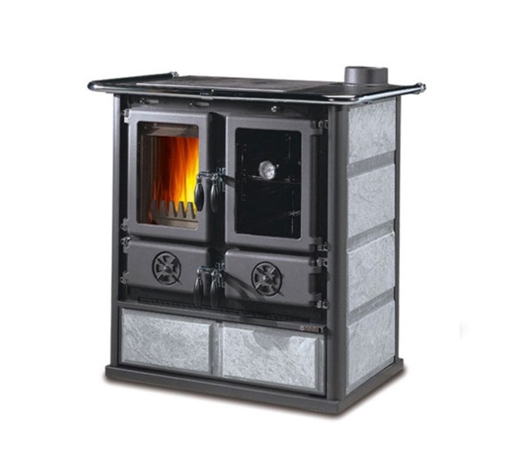 Камінна піч Rosetta BII ( Natural Stone ). Виробництво La Nordica-Extraflame Італія.