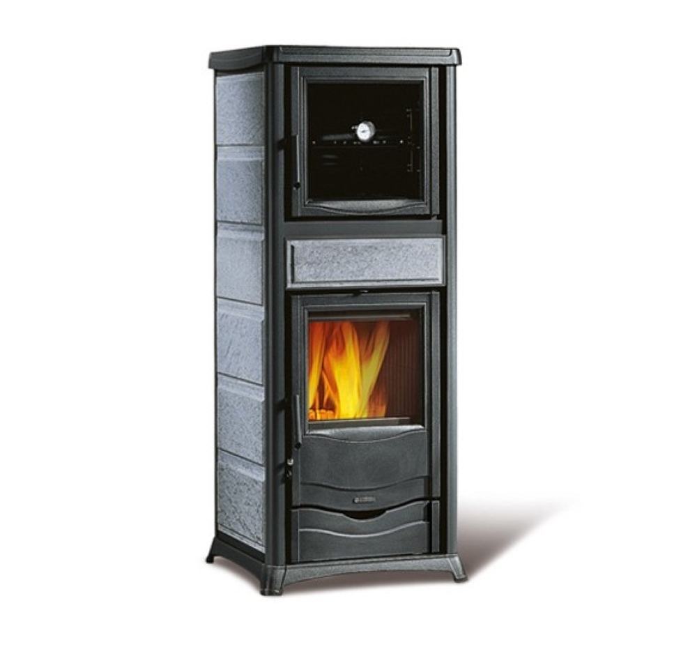 Камінна піч La Nordica – Rossella Plus Forno Evo ( Natural Stone ). Виробництво Італія.