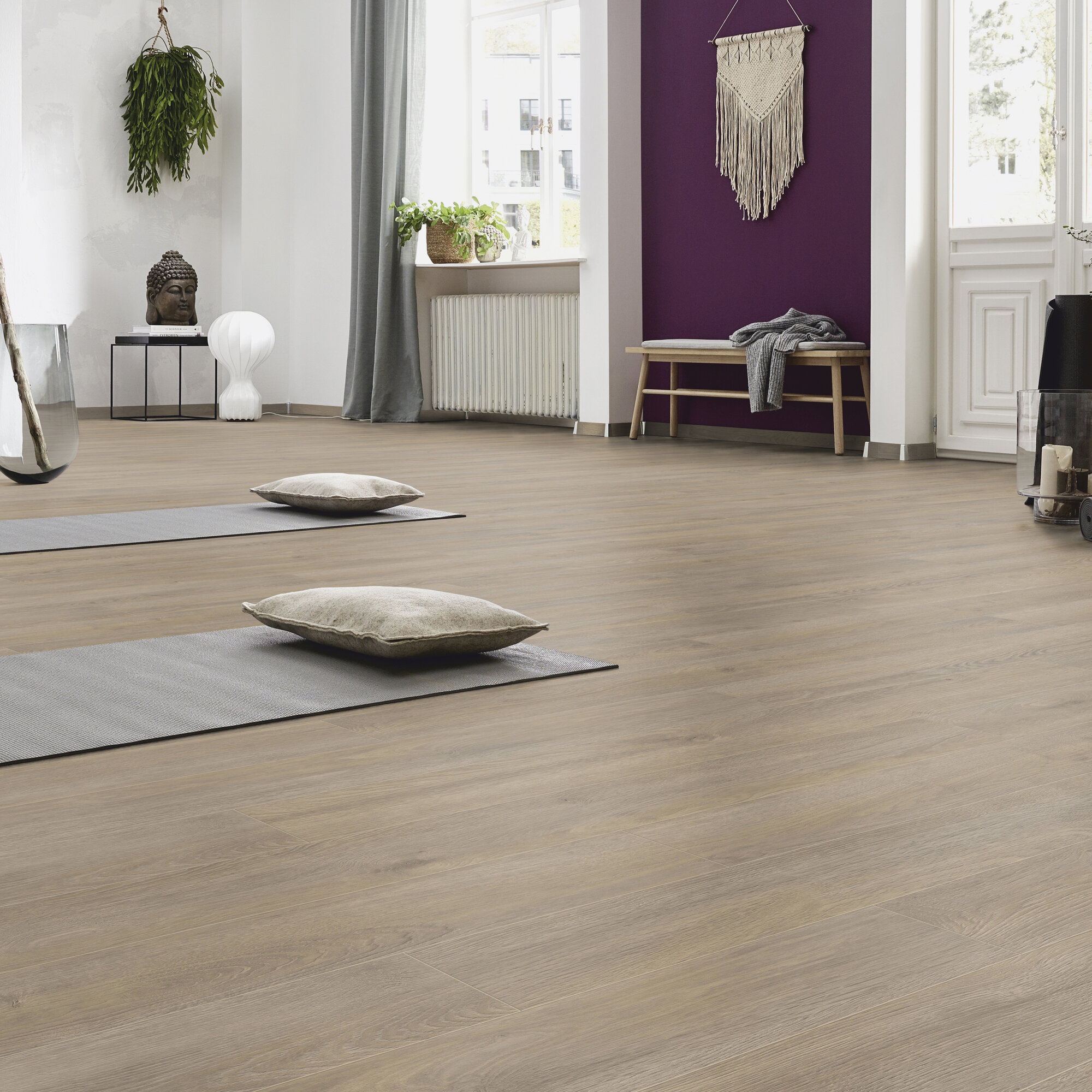 Ламінат Kronotex - Elba Oak Beige, артикул D 6014, 33 клас, 10 мм. Колекція Amazone. Виробництво Німеччина.
