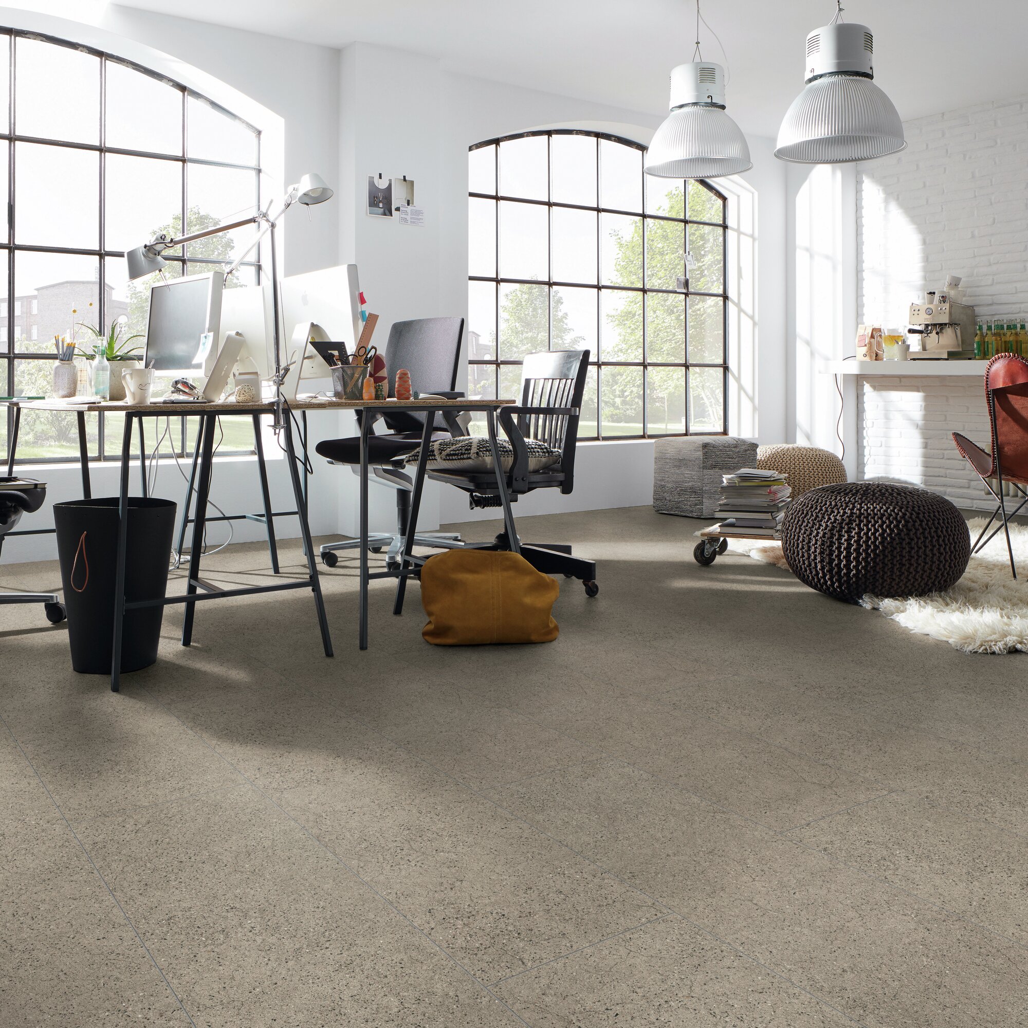 Ламінат Kronotex - Factory Grey, артикул D 80092, 32 клас, 8 мм. Колекція Mega Plus. Виробництво Німеччина.