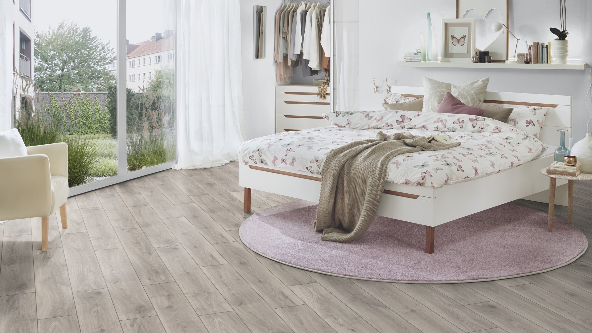 Ламінат Krono Original - Silverdale Oak, артикул K451, 32 клас, 8 мм. Колекція Atlantic 8. Польща.