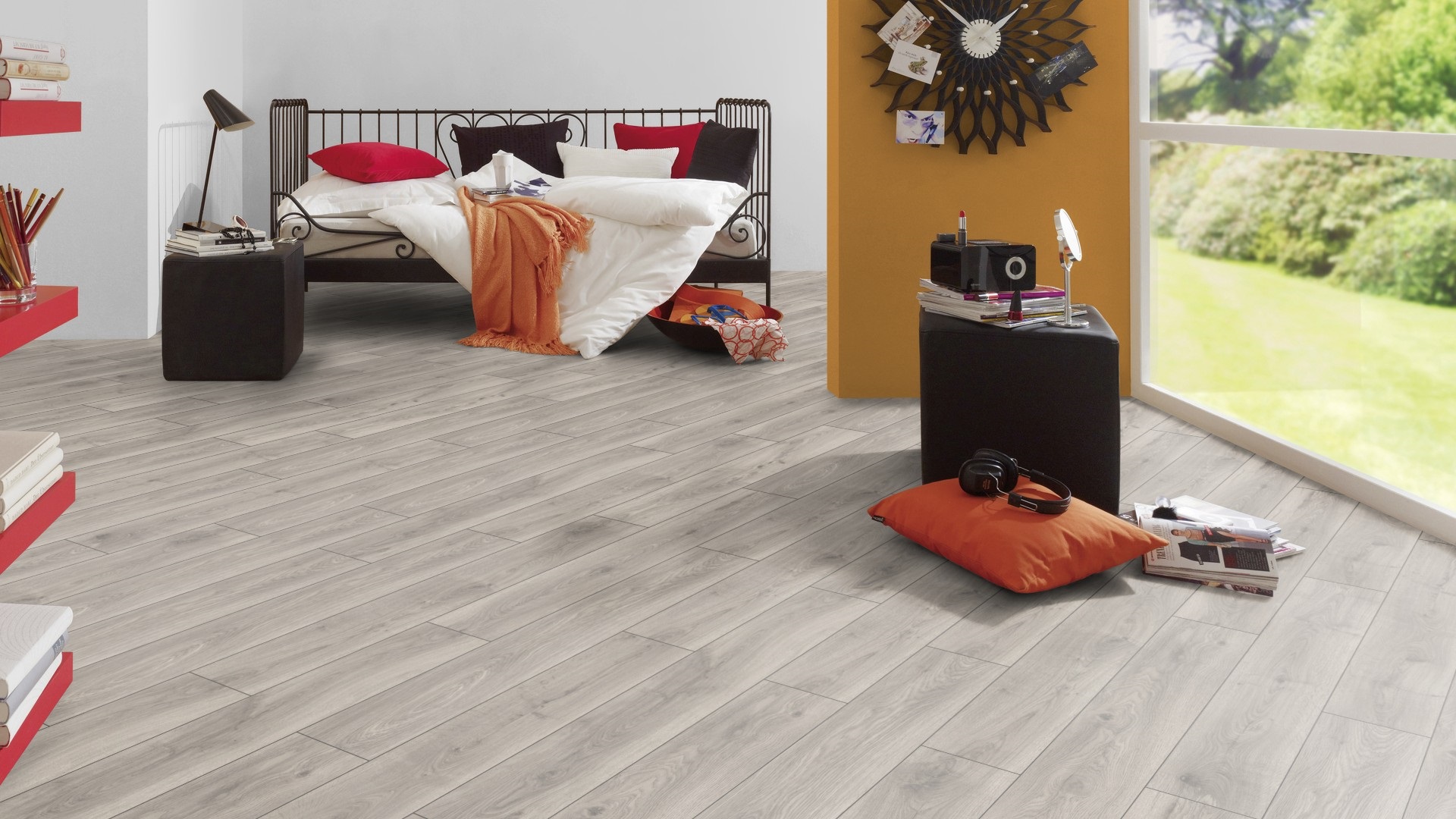 Ламінат Krono Original - Silverdale Oak, артикул K451, 32 клас, 8 мм. Колекція Atlantic 8. Польща.
