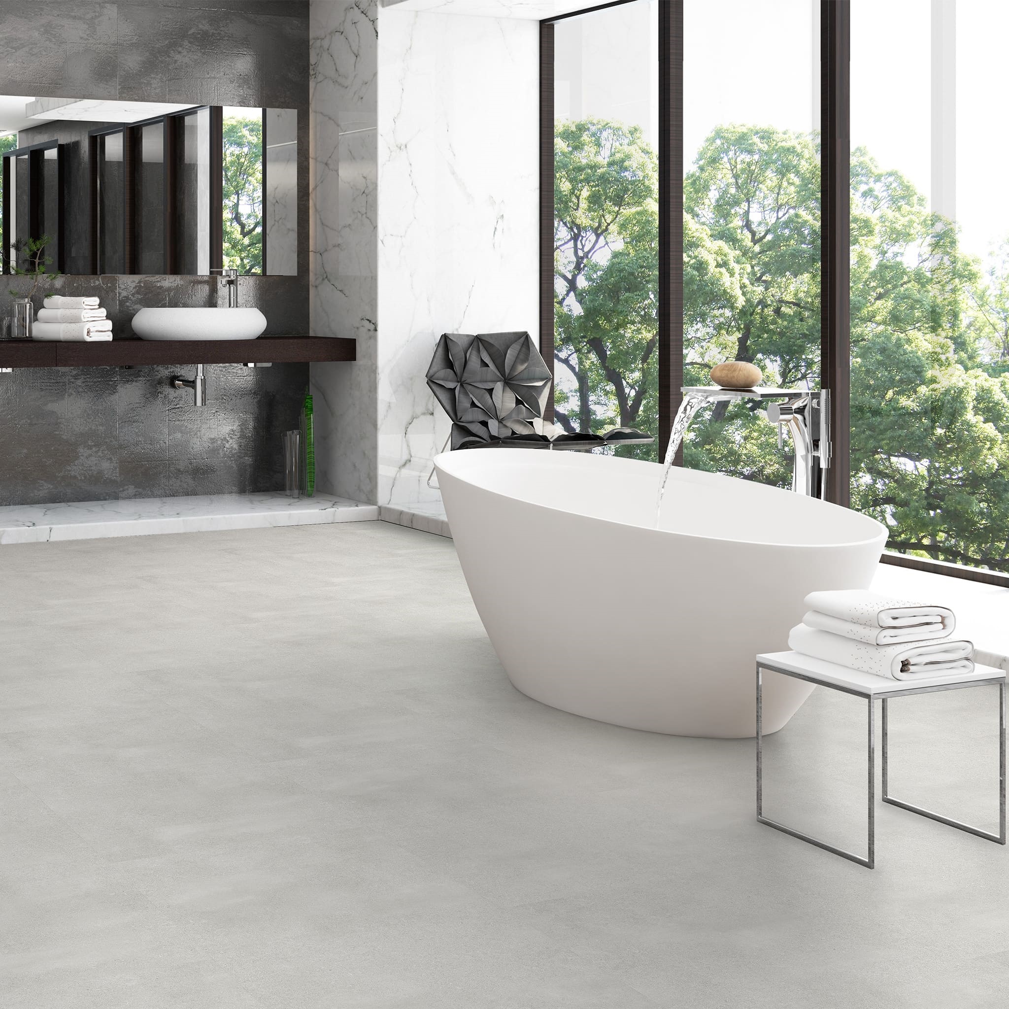 Ламінат Faus – Leiden Granite, артикул S181229, 33 клас, 8 мм.. Колекція Industry Tiles. Іспанія.