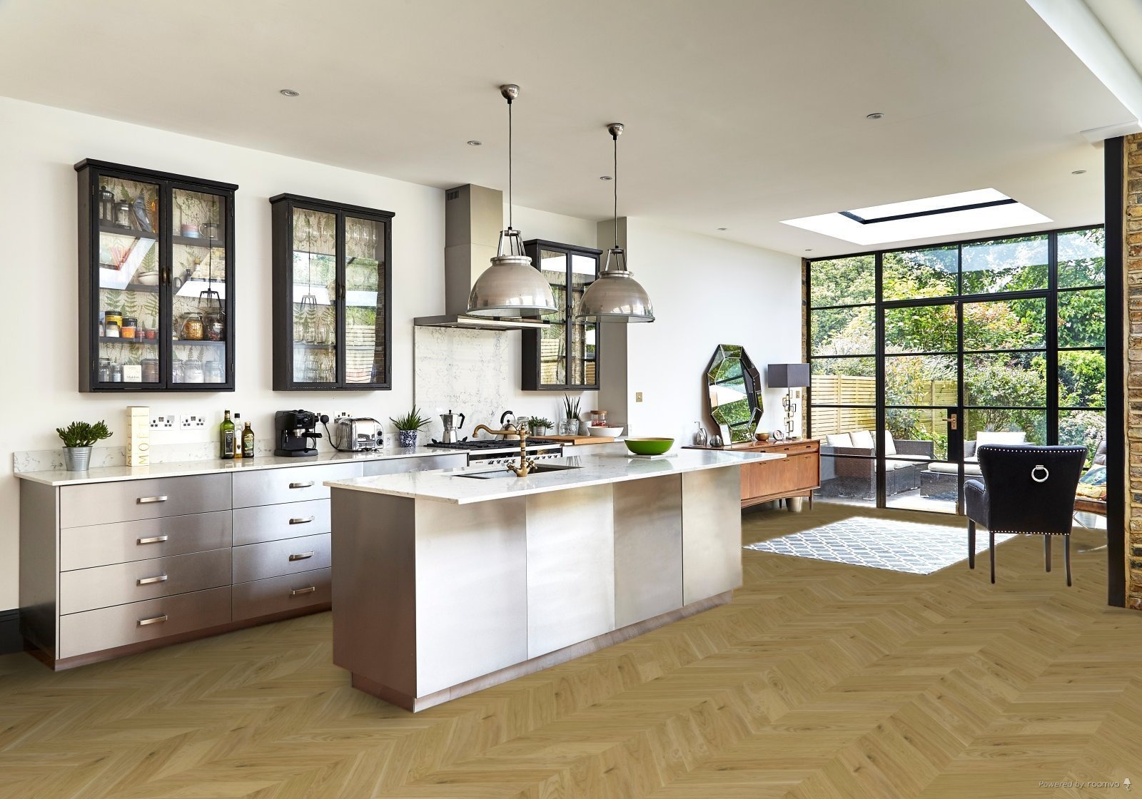 Паркетна дошка ESTA Parket - Chevron Oak ялинка, артикул 15285. Естонія.