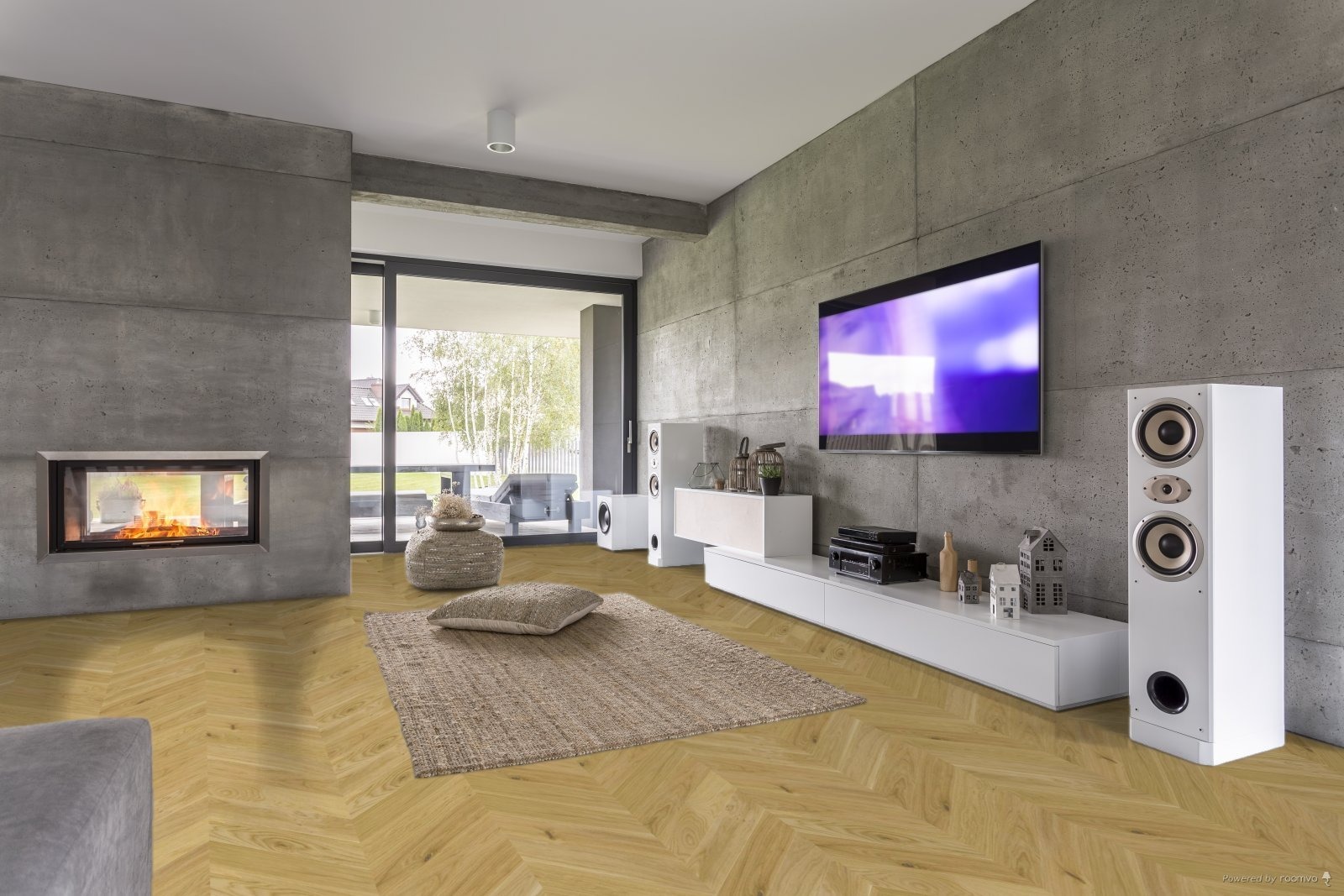 Паркетна дошка ESTA Parket - Chevron Oak ялинка, артикул 15285. Естонія.