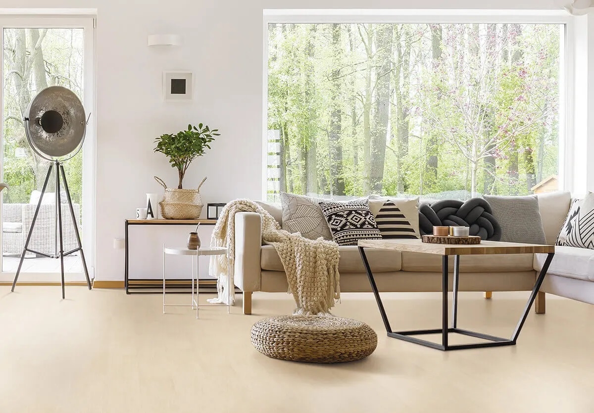 Коркова підлога BazaLux Wise – Contempo Ivory, артикул BL AEUD001.