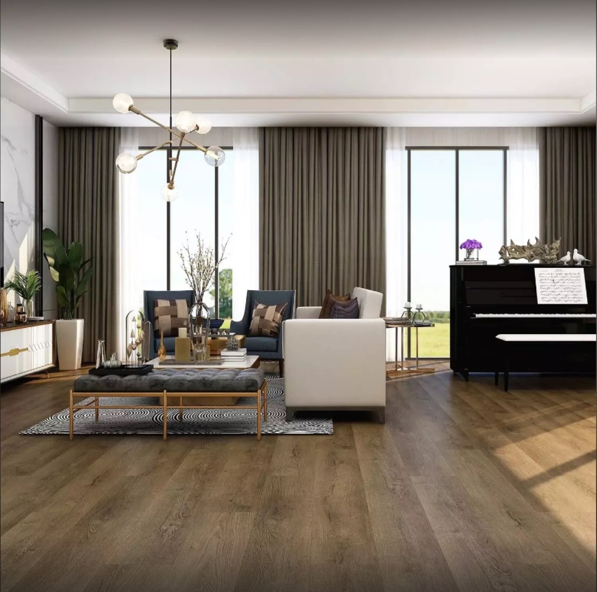 Вінілова підлога econfloor Austria SPC – Oak артикул 2584, 33 клас, 5,2 мм.