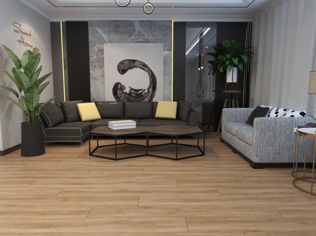 Вінілова підлога VinylTechLab – Tiramisu Oak, 33 клас, колекція Dawn 2 Dusk.