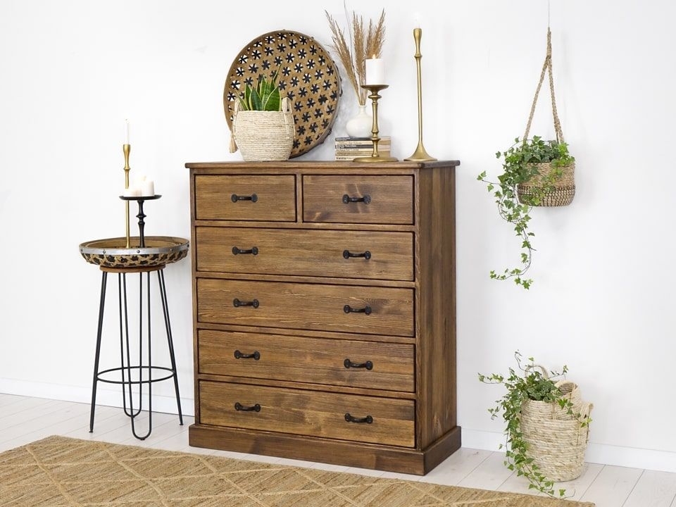 Меблі Seart – комод Rustyk 5/6, основний матеріал деревина сосни, виробництво Польща.