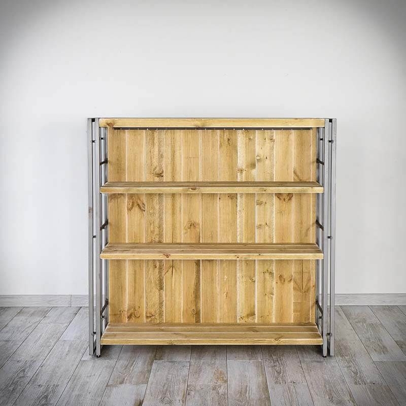 Меблі Seart ( Rustykalne uchwyty ) – барний стіл Steel Wood, основний матеріал метал та деревина сосни, виробництво Польща.