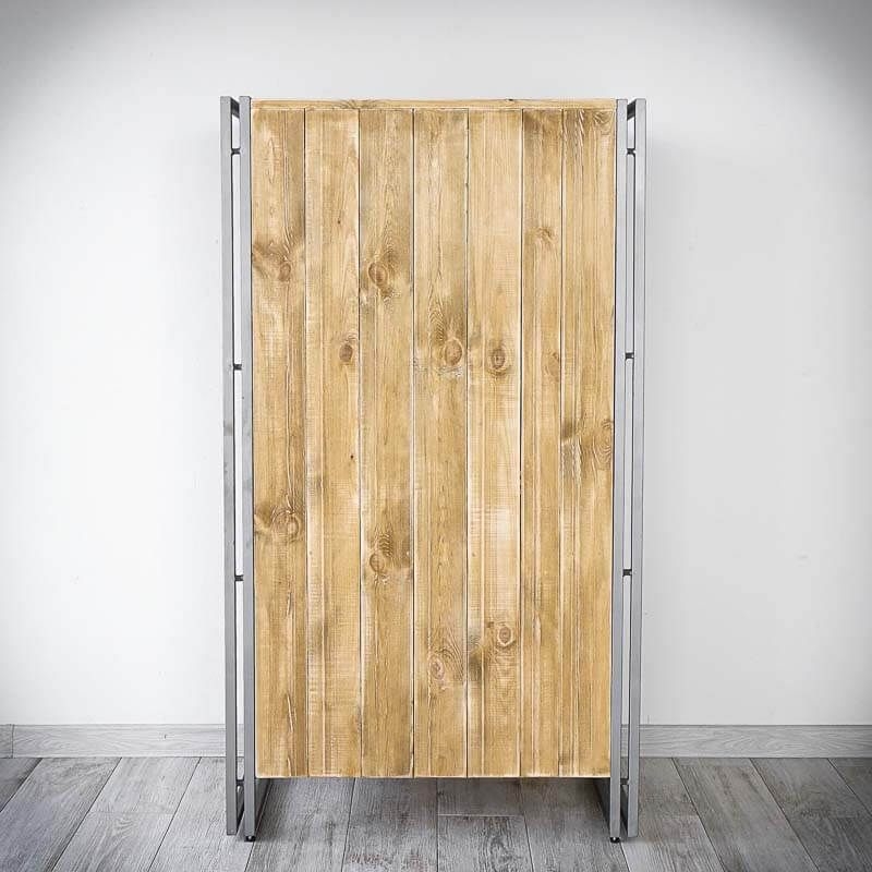 Меблі Seart ( Rustykalne uchwyty ) – стелаж Steel Wood 1, основний матеріал метал та деревина сосни, виробництво Польща.
