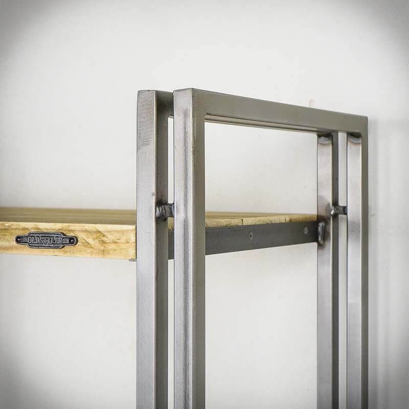 Меблі Seart ( Rustykalne uchwyty ) – стелаж Steel Wood 2, основний матеріал метал та деревина сосни, виробництво Польща.