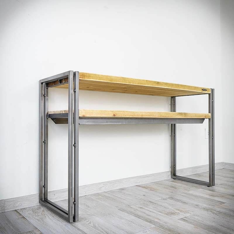 Меблі Seart ( Rustykalne uchwyty ) – столик Steel Wood 1, основний матеріал метал та деревина сосни, виробництво Польща.