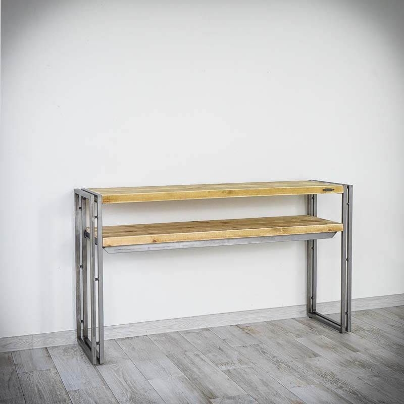 Меблі Seart ( Rustykalne uchwyty ) – столик Steel Wood 1, основний матеріал метал та деревина сосни, виробництво Польща.