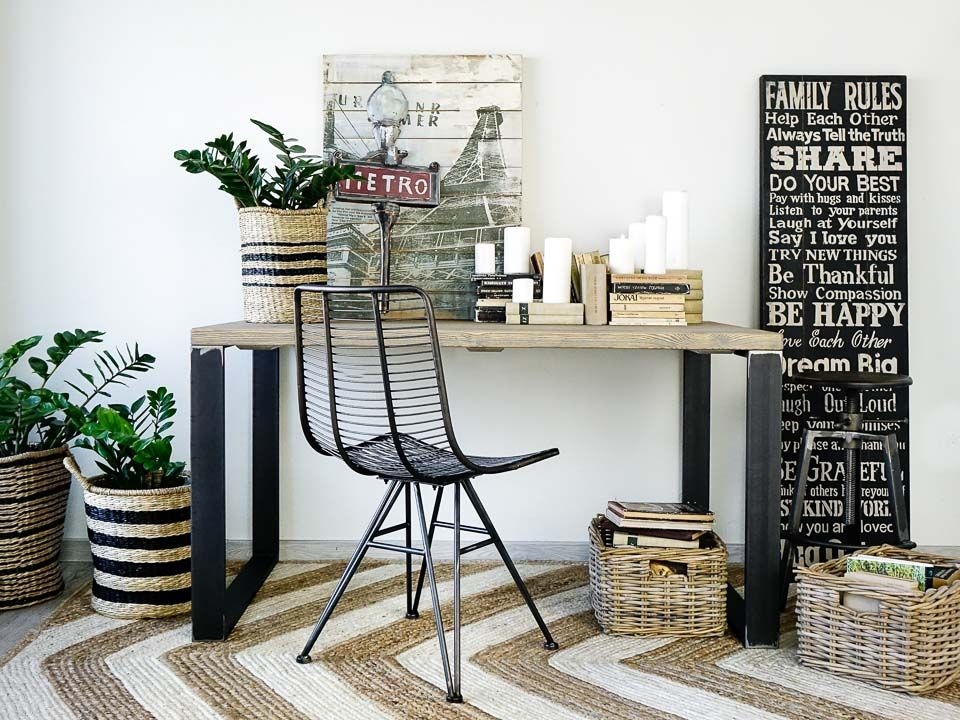 Меблі Seart – стіл Tennessee, основний матеріал деревина сосни та метал, виробництво Польща.