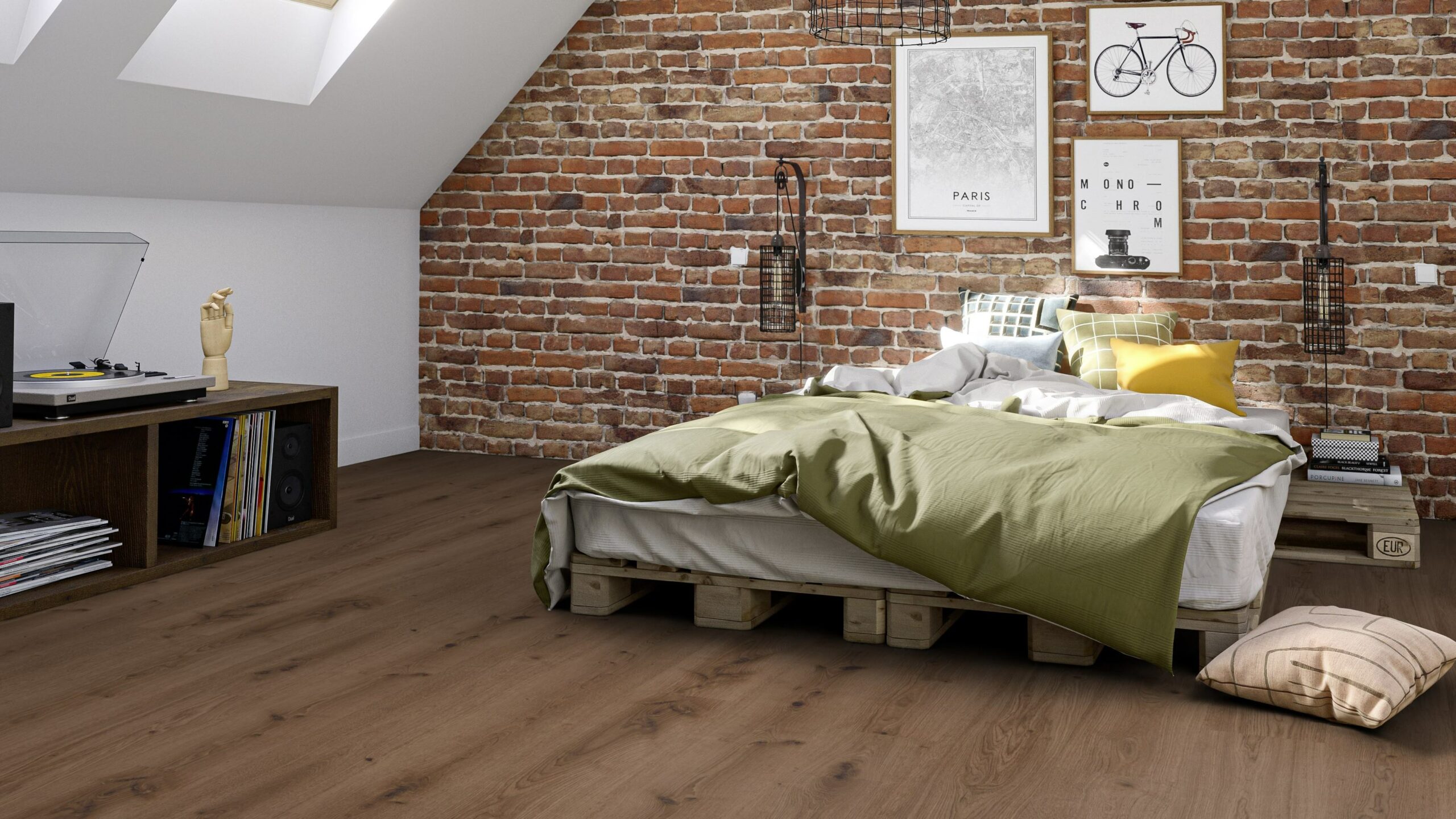 Вінілова підлога Tarkett – Delicate Oak Brown, артикул 280007016, 33 клас, 5,5 мм. Колекція Elegance Rigid 55.