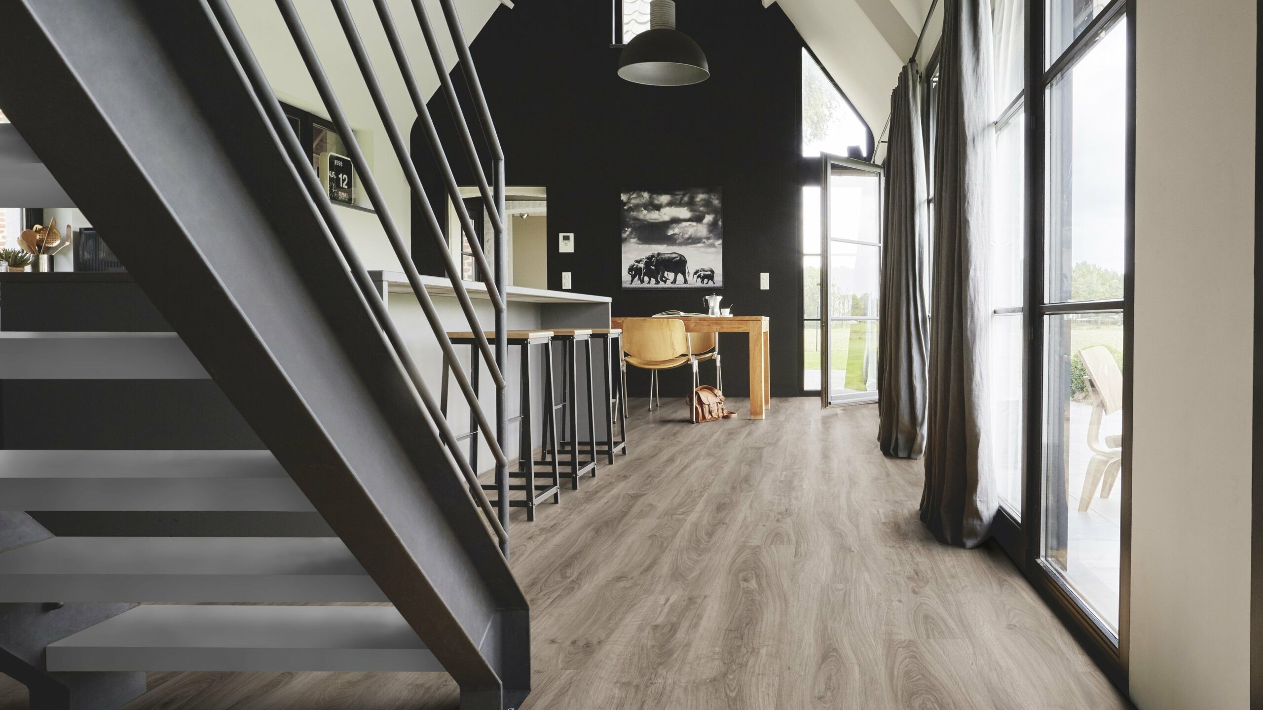 Вінілова підлога Tarkett – English Oak Beige, артикул 280006011, 33 клас, 5,5 мм. Колекція Elegance Rigid 55.