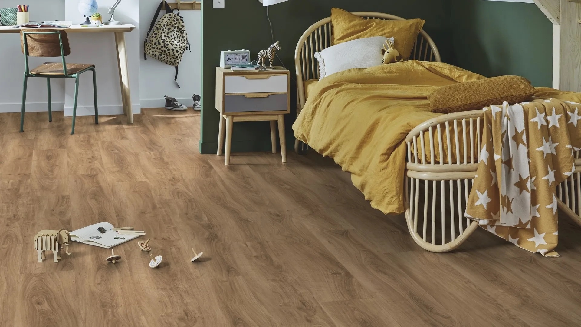 Вінілова підлога Tarkett – English Oak Natural, артикул 280006010, 33 клас, 5,5 мм. Колекція Elegance Rigid 55.