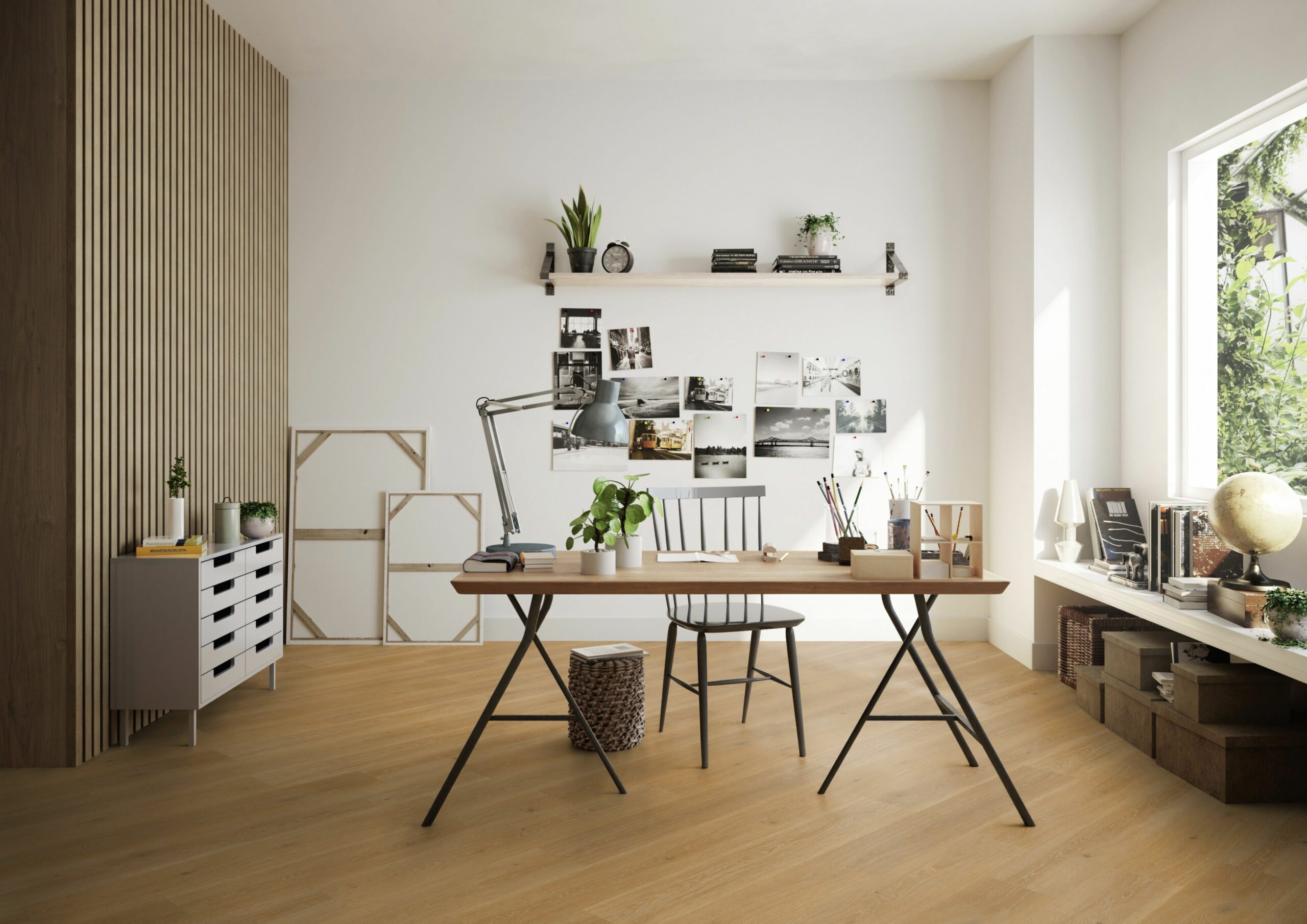 Вінілова підлога Tarkett – Highland Oak Natural, артикул 280007012, 33 клас, 5,5 мм. Колекція Elegance Rigid 55.