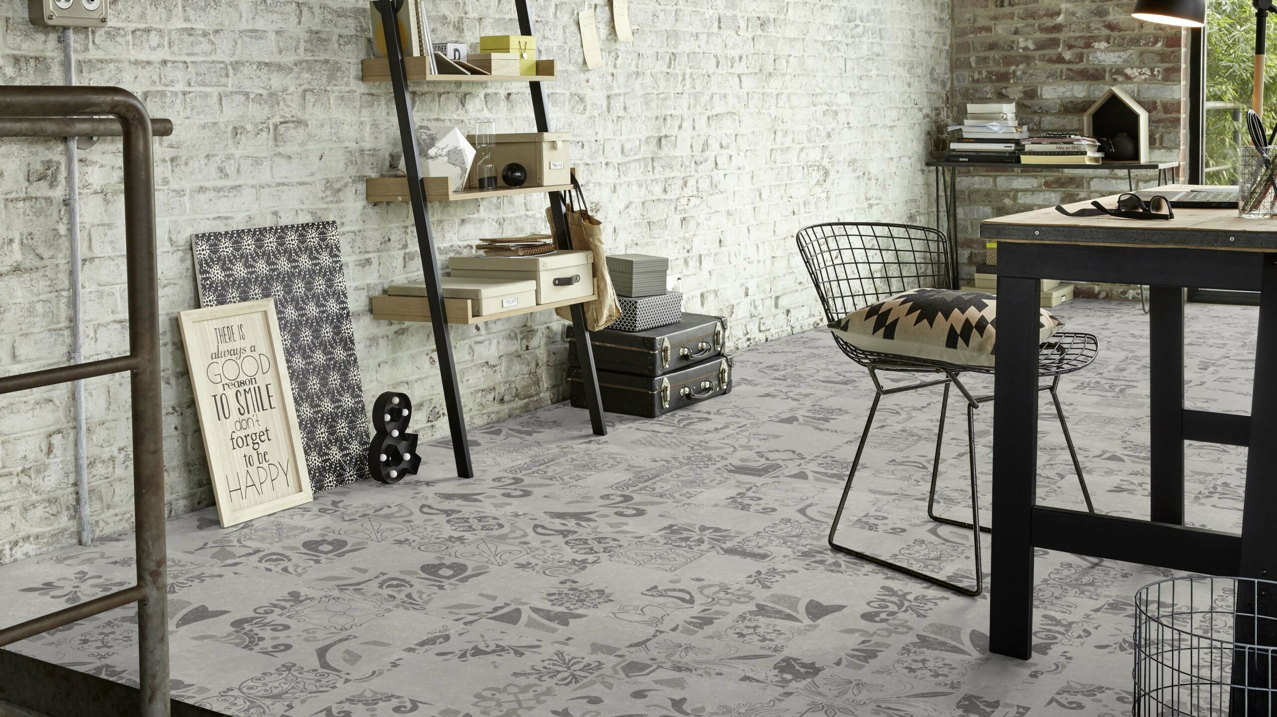 Вінілова підлога Tarkett – Medina Grey, артикул 280008018, 33 клас, 5,5 мм. Колекція Elegance Rigid 55.