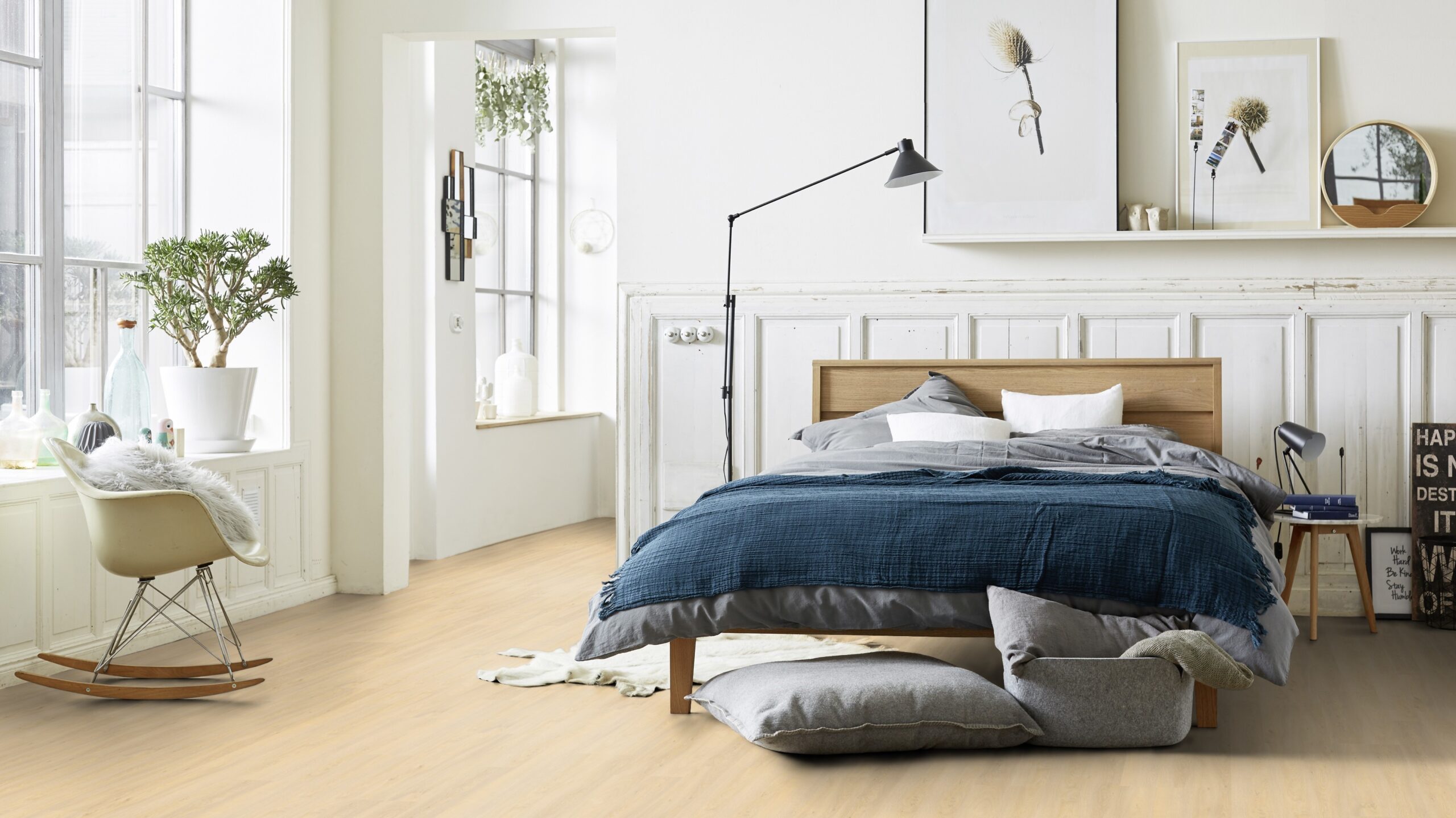 Вінілова підлога Tarkett – Modern Oak Light Natural, артикул 280006008, 33 клас, 5,5 мм. Колекція Elegance Rigid 55.