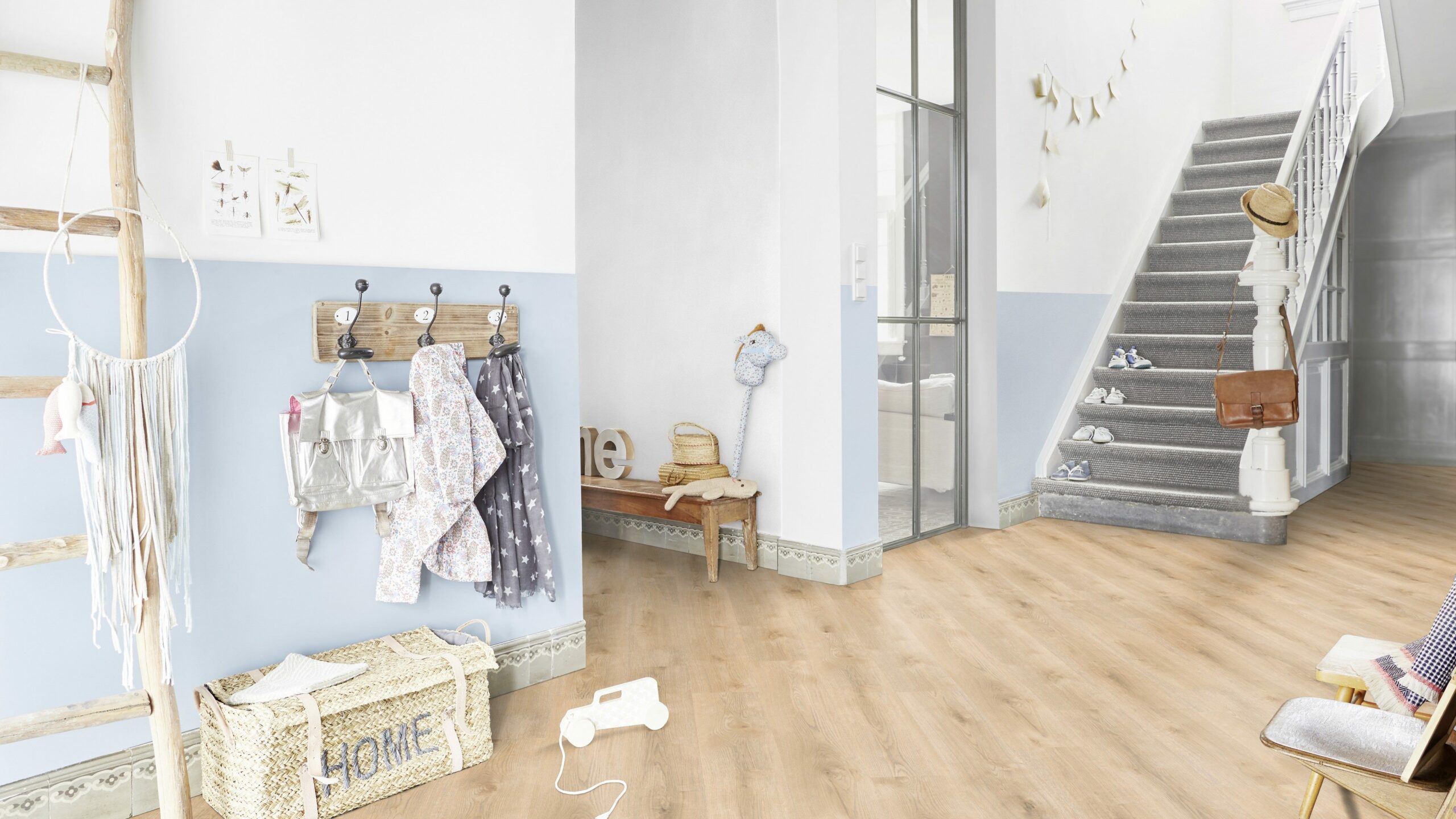Вінілова підлога Tarkett – Season Oak Beige, артикул 280006003, 33 клас, 5,5 мм. Колекція Elegance Rigid 55.