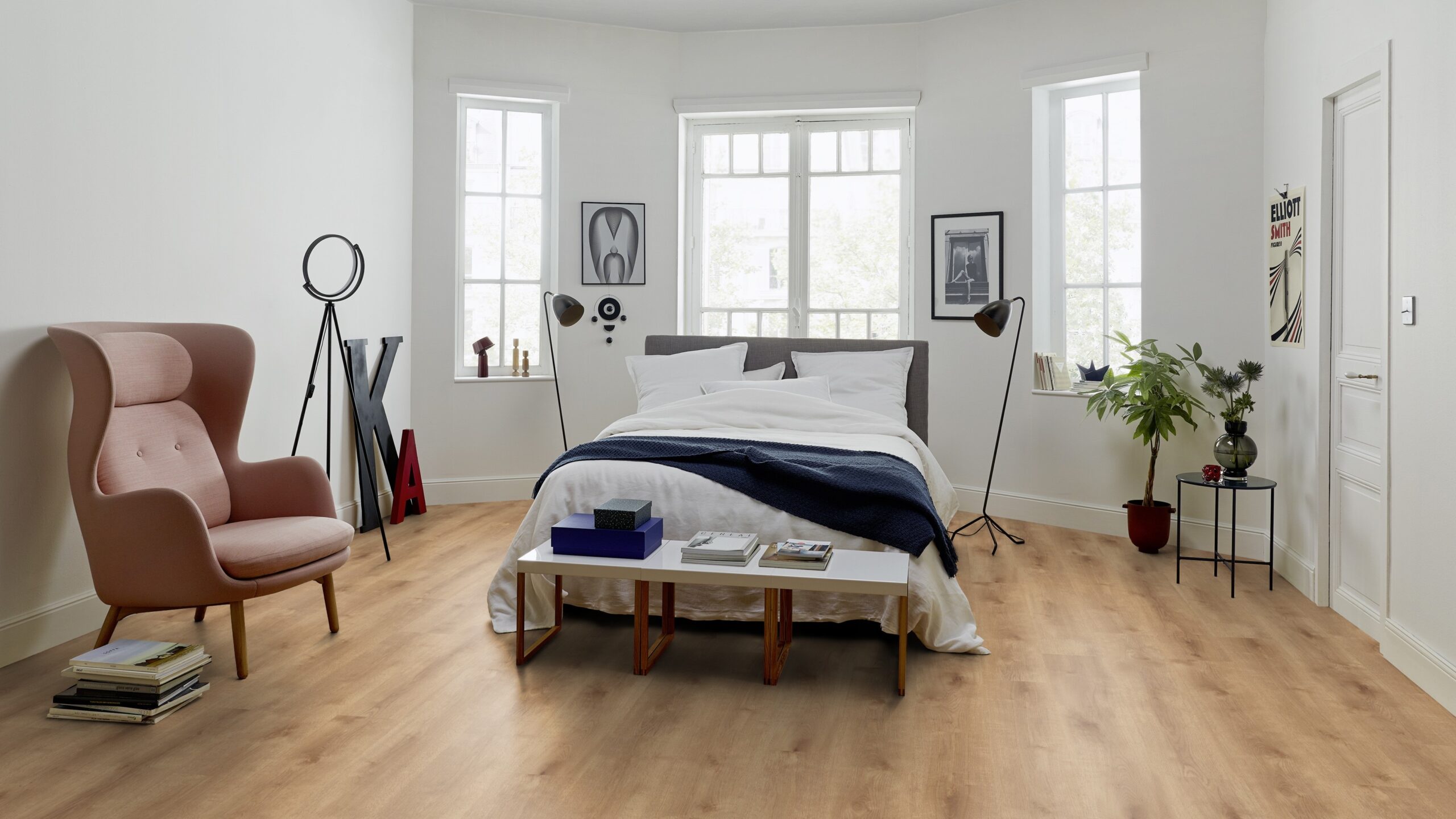 Вінілова підлога Tarkett – Season Oak Light Brown, артикул 280006002, 33 клас, 5,5 мм. Колекція Elegance Rigid 55.