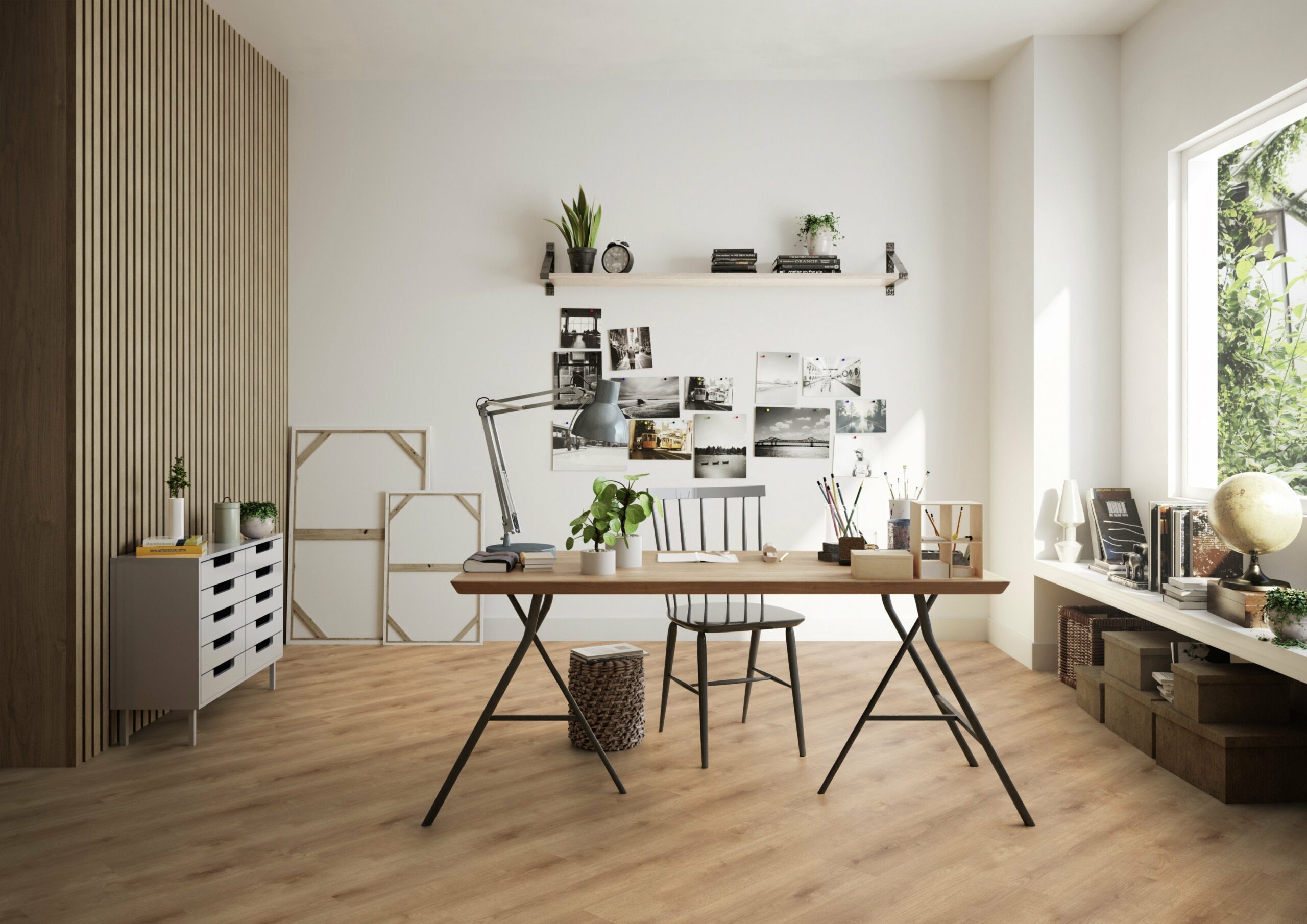 Вінілова підлога Tarkett – Season Oak Light Brown, артикул 280006002, 33 клас, 5,5 мм. Колекція Elegance Rigid 55.