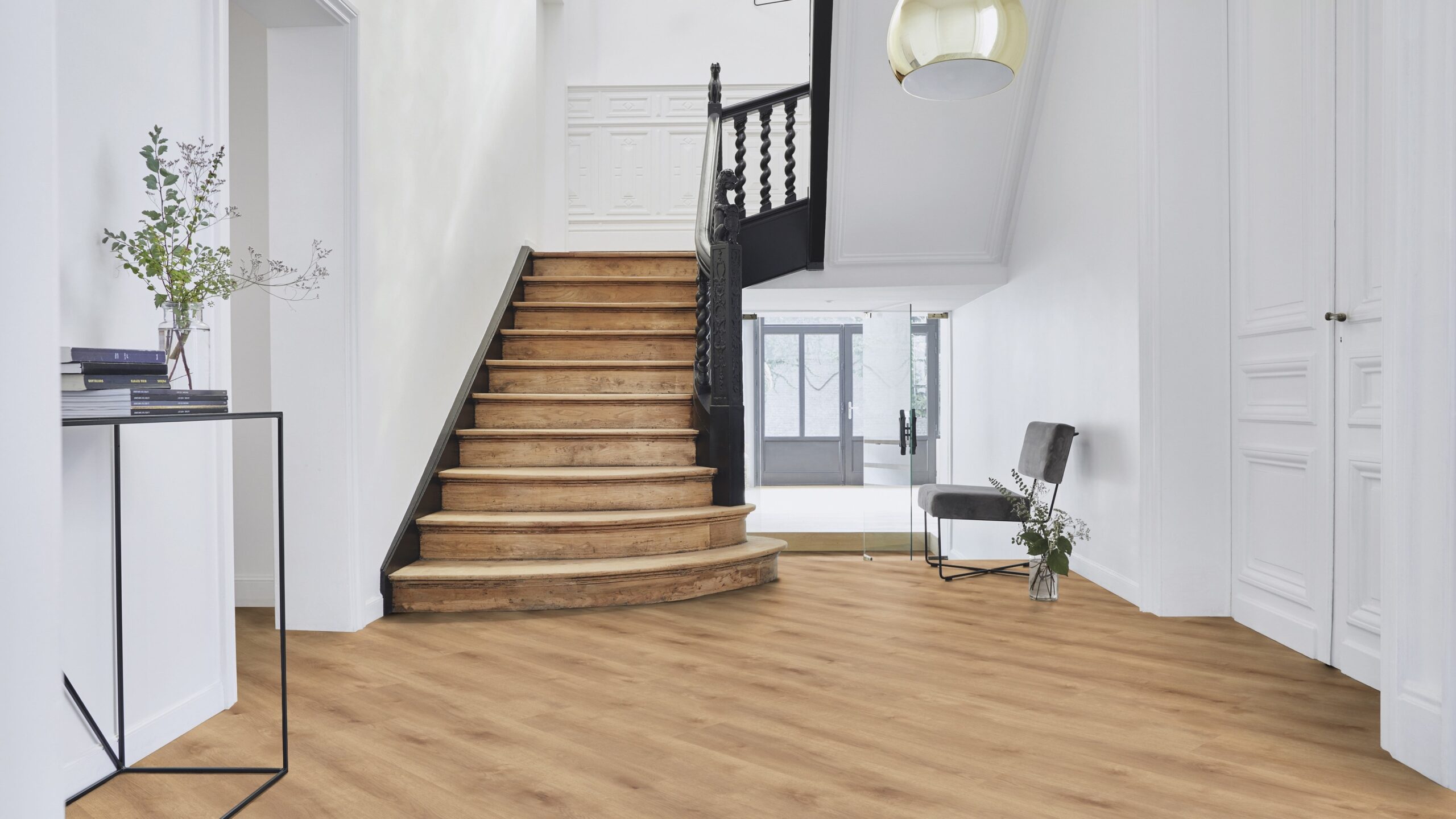 Вінілова підлога Tarkett – Season Oak Light Brown, артикул 280006002, 33 клас, 5,5 мм. Колекція Elegance Rigid 55.