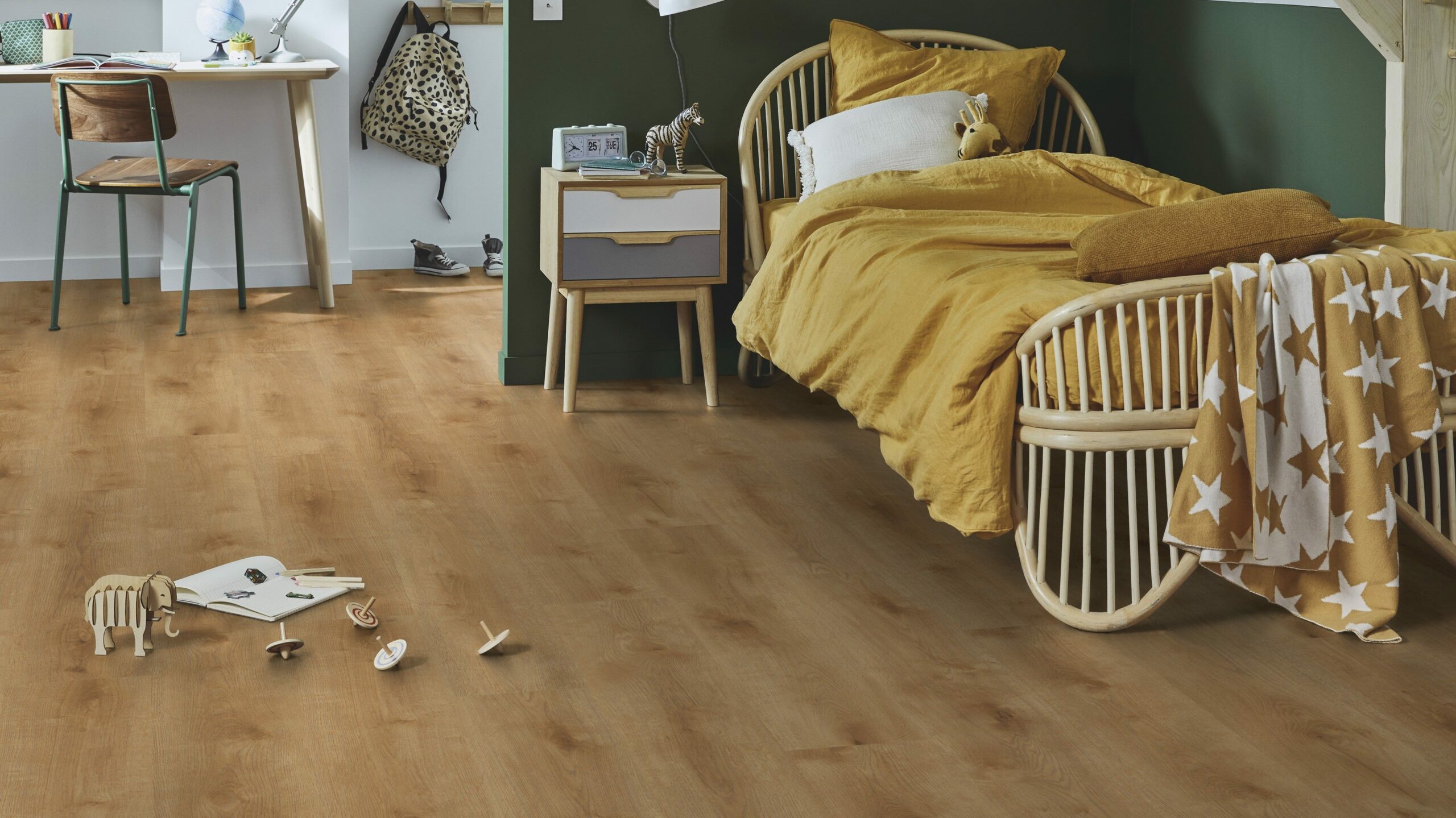 Вінілова підлога Tarkett – Season Oak Natural, артикул 280006001, 33 клас, 5,5 мм. Колекція Elegance Rigid 55.