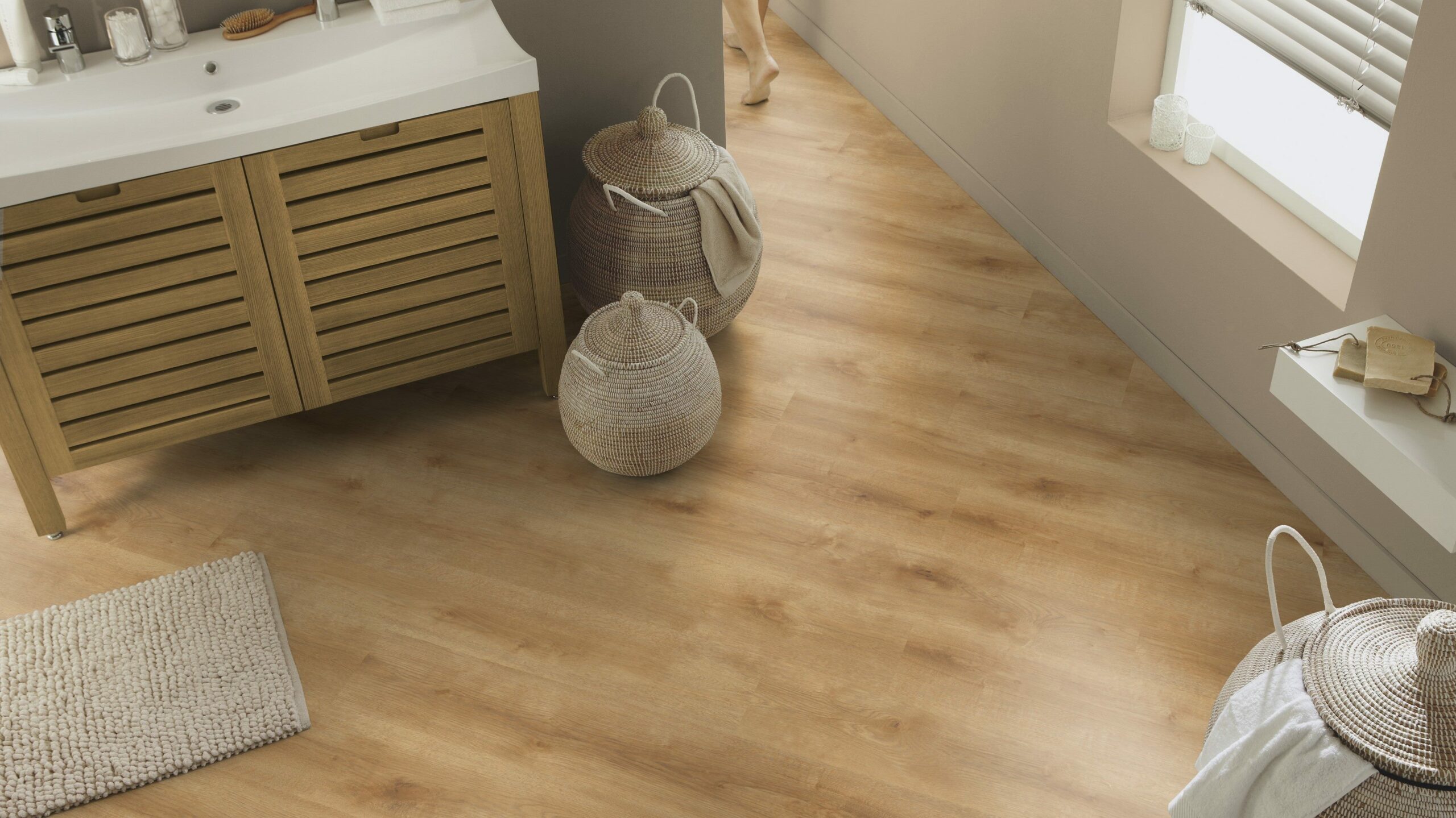 Вінілова підлога Tarkett – Season Oak Natural, артикул 280006001, 33 клас, 5,5 мм. Колекція Elegance Rigid 55.