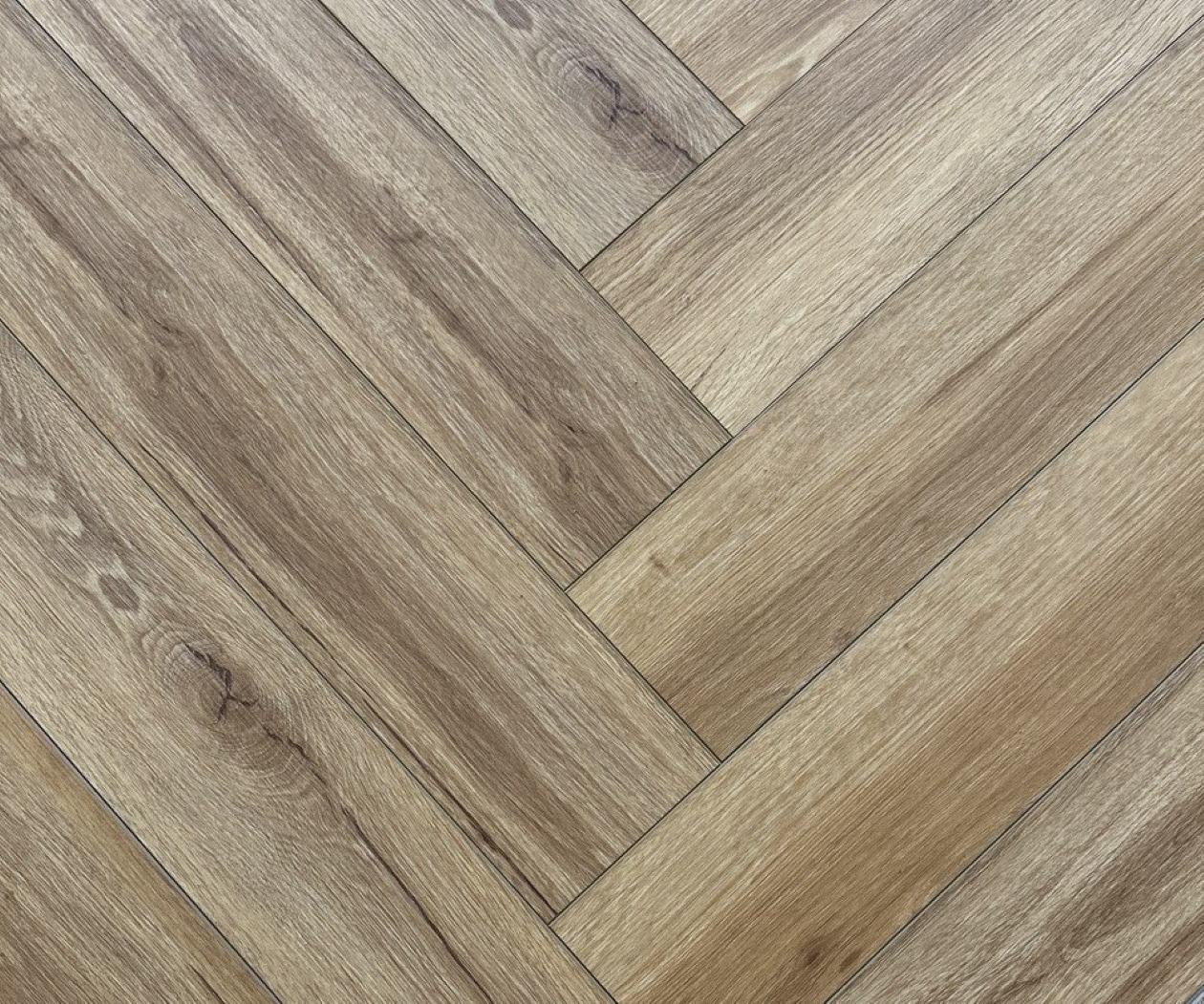 Вінілова підлога BazaLux – Oak Buckingham артикул WE4927, 33 клас, 5 мм., колекція Herringbone.