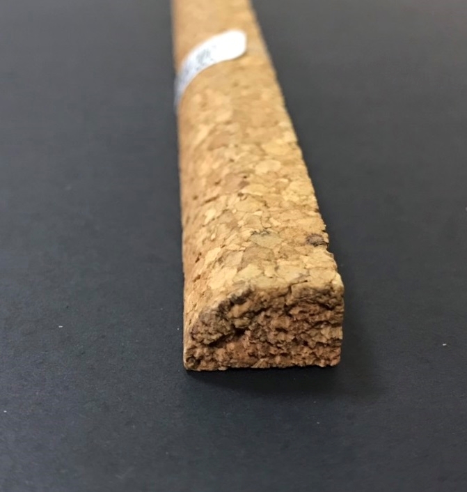 Корковий штапик 10 х 15 х 900 мм.