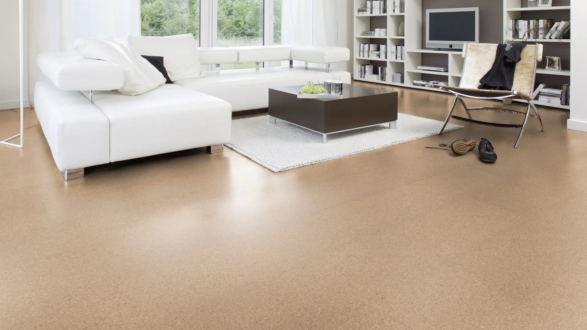 Коркова підлога Wicanders WISE – Earth Tones Sand, артикул 80002133, колекція cork Go, виробництво Португалія