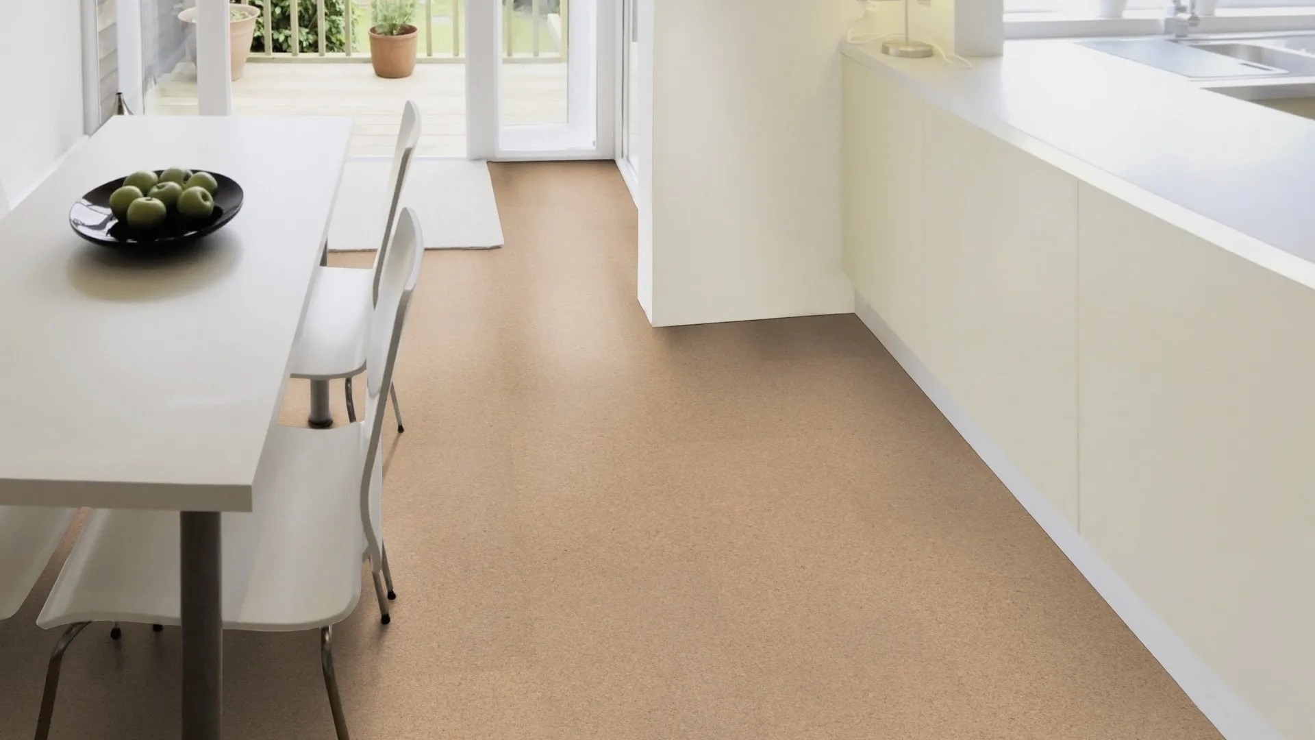 Коркова підлога Wicanders WISE – Earth Tones Sand, артикул 80002133, колекція cork Go, виробництво Португалія