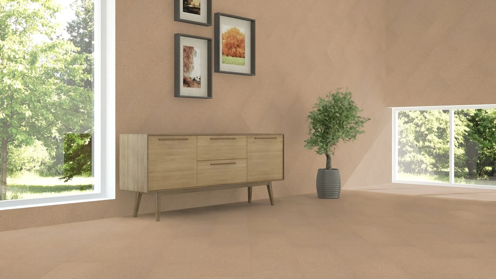 Коркова підлога Wicanders WISE – Earth Tones Sand, артикул 80002133, колекція cork Go, виробництво Португалія