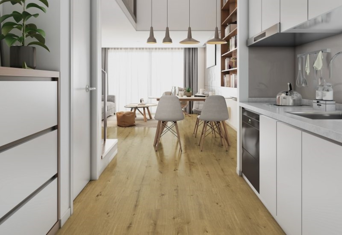 Вінілова підлога Classen - Ceramin – Ceramin – Pure Oak Mid Brown 65241, 34 клас, 5,5 мм. (4,5+1мм.), колекція Nuva Selected, виробництво Німеччина