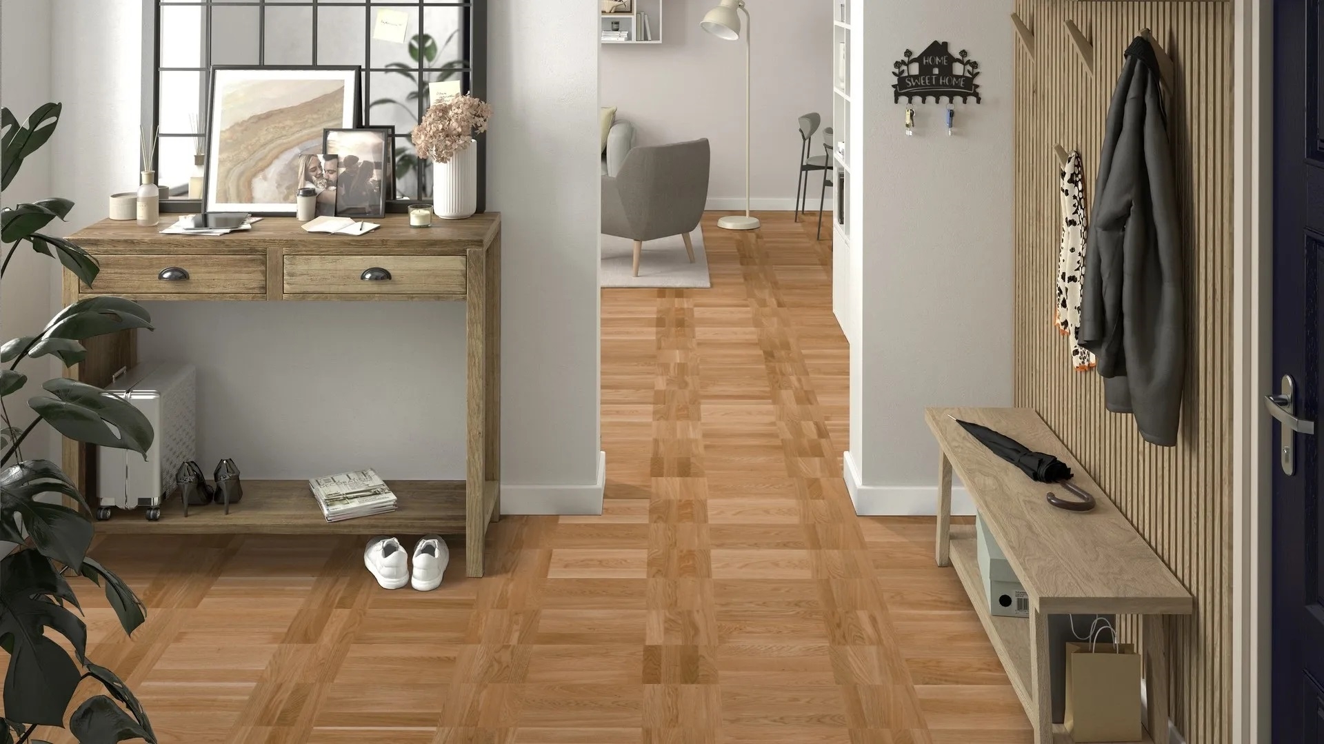 Паркетна дошка Tarkett – Oak Classic (Basket Weave), артикул 7806018, колекція Noble