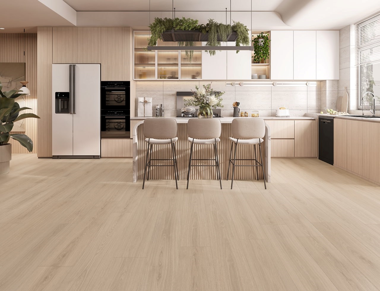 Вінілова підлога Classen - Ceramin – Natural Oak 66166, 33 клас, 5 мм. (4+1мм.), колекція Nuva Eternal, виробництво Німеччина