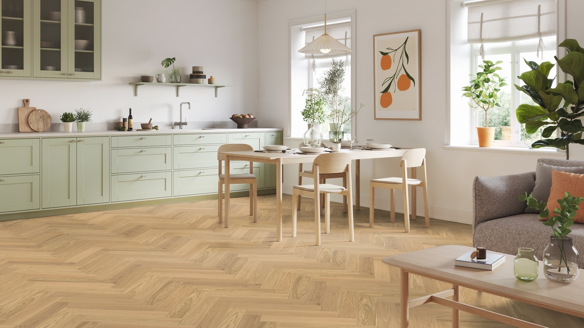 Паркетна дошка Tarkett – Oak Blonde (R) артикул 41020034, колекція Segno
