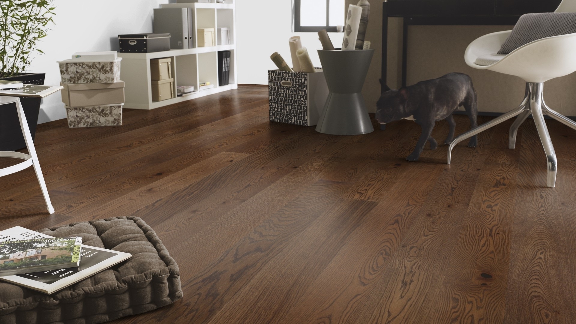 Паркетна дошка Tarkett – Oak Deep Brown (1 Strip), артикул 7876129, колекція Prestige