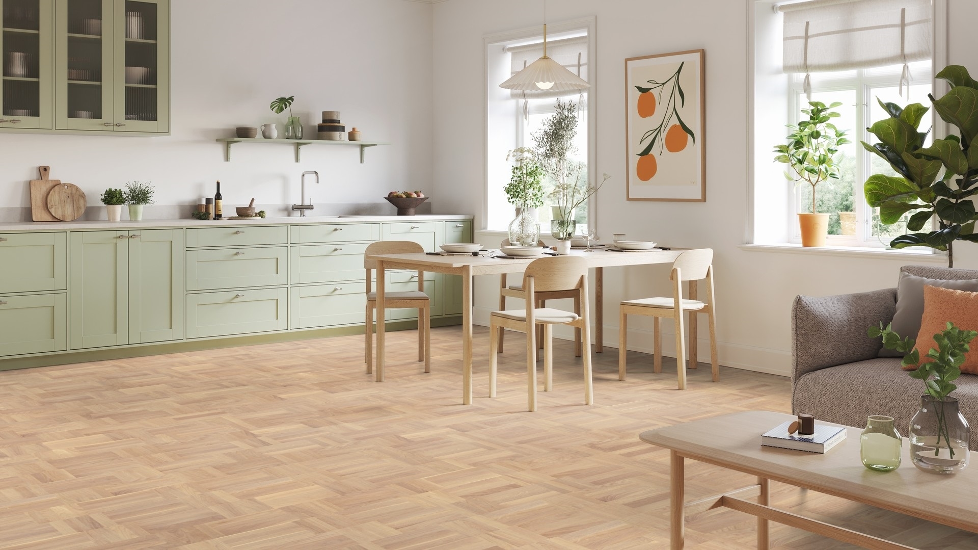 Паркетна дошка Tarkett – Oak Era (Basket Weave) артикул 7806020, колекція Grace