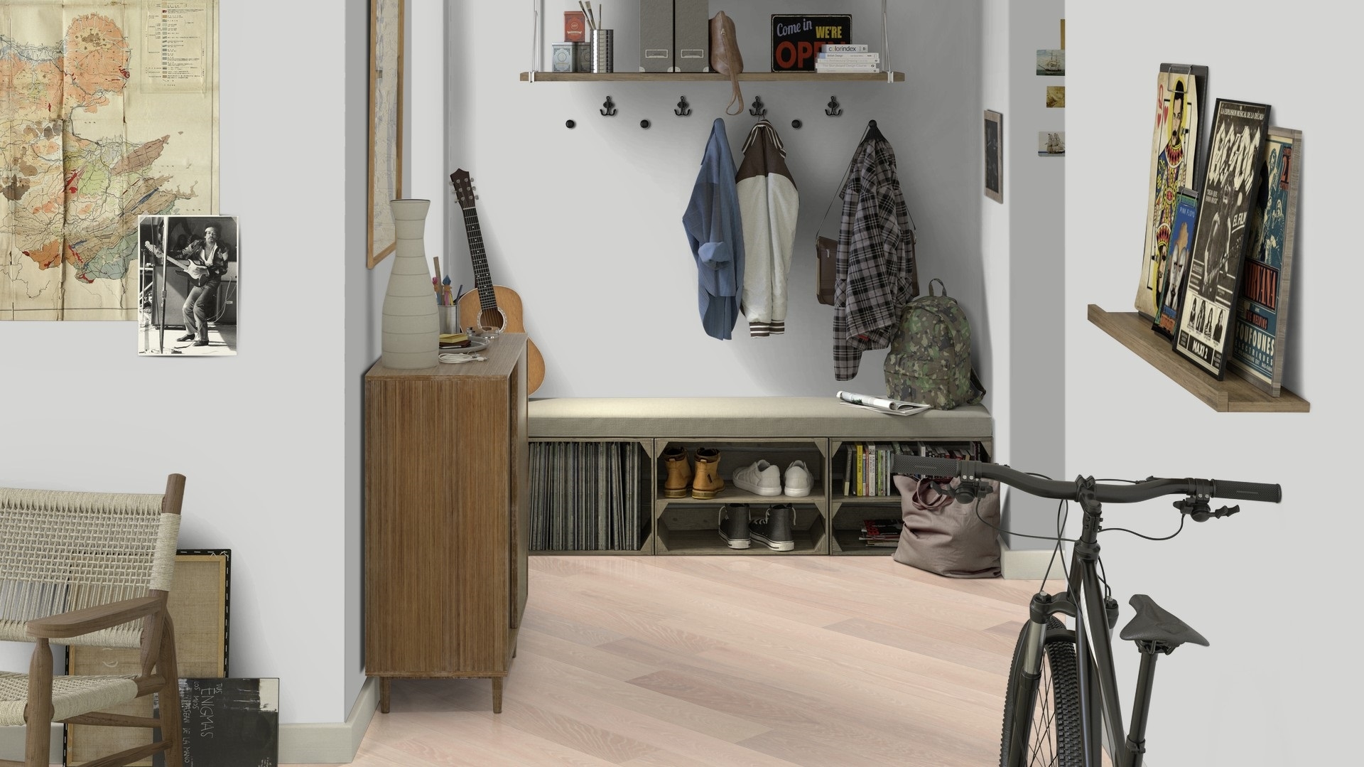 Паркетна дошка Tarkett – Oak Grey Slate (1 Strip) артикул 7876970, колекція Prestige