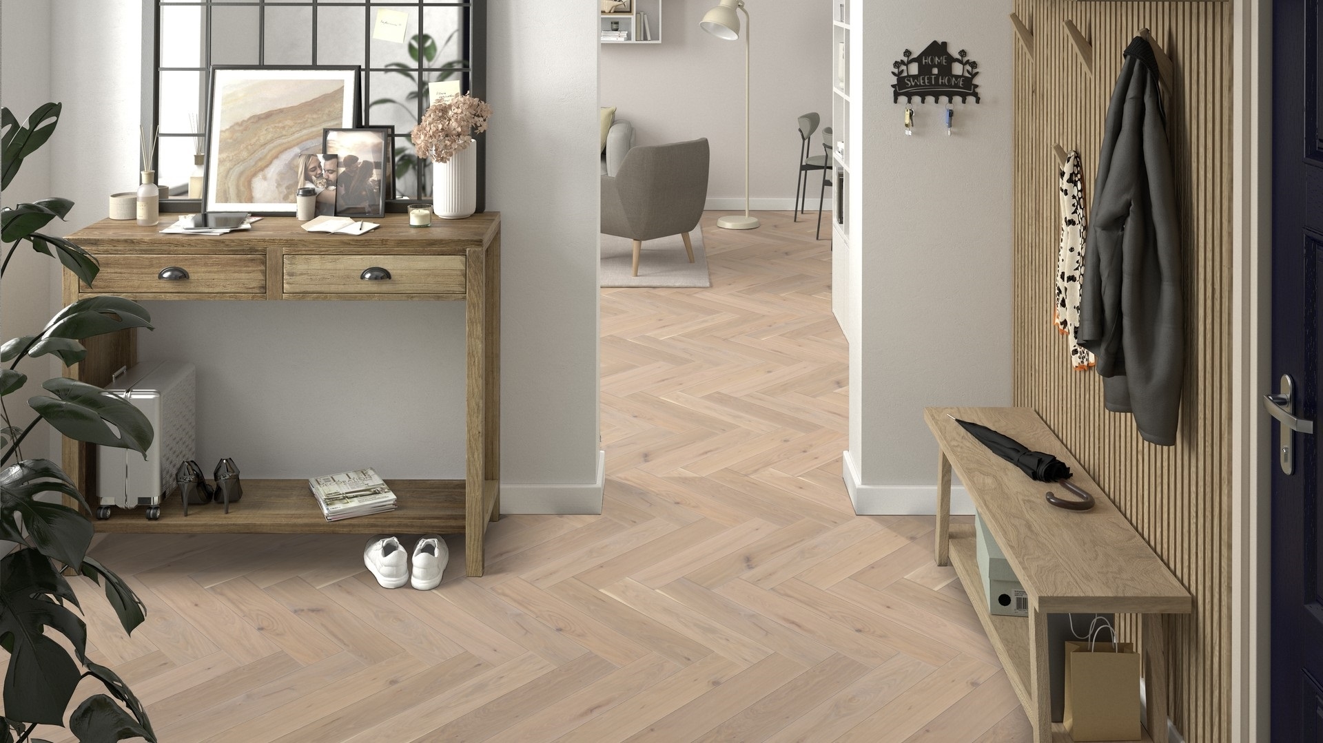 Паркетна дошка Tarkett – Oak Lime Stone (L) артикул 41020031, колекція Segno