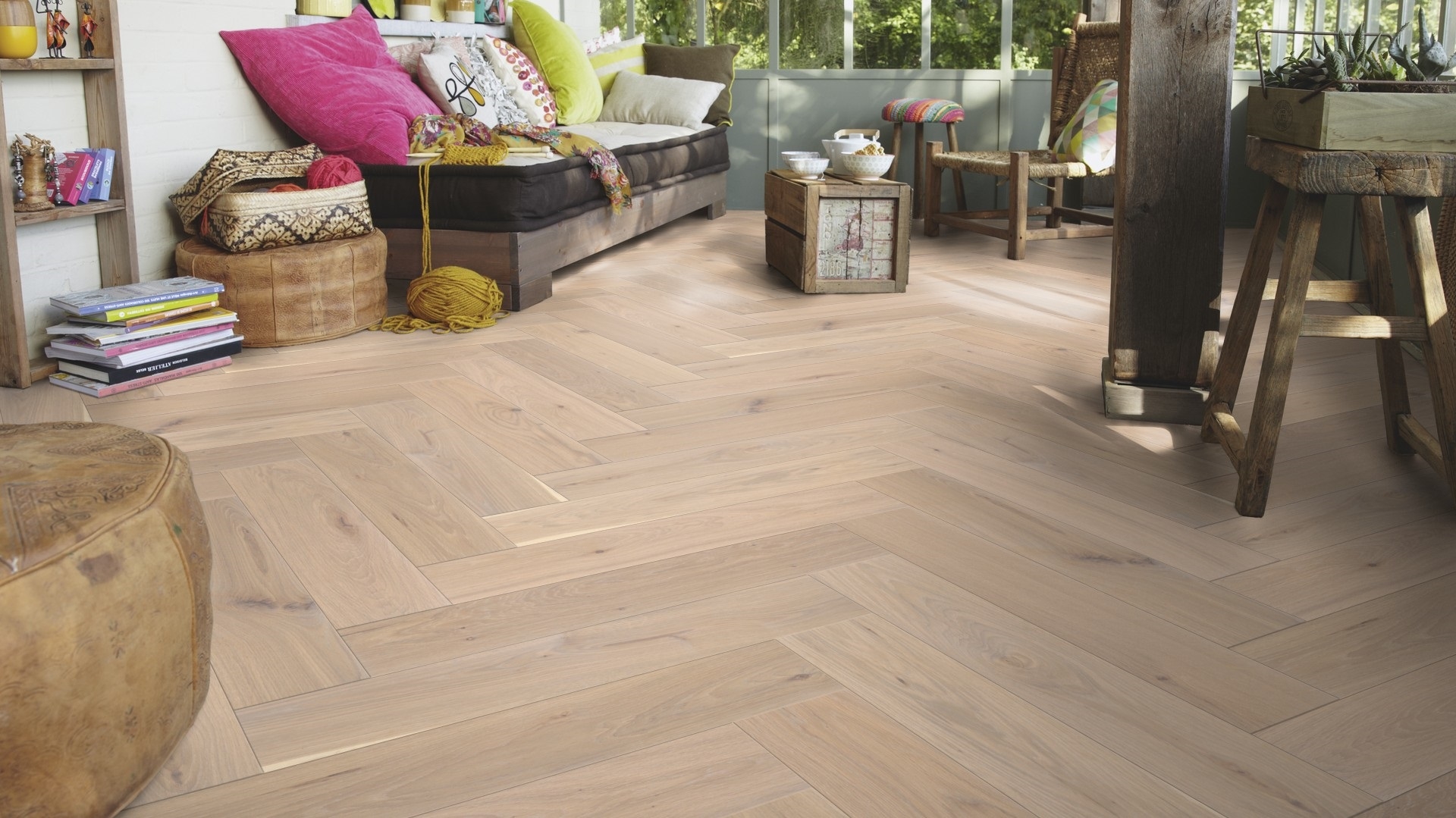Паркетна дошка Tarkett – Oak Lime Stone (R) артикул 41020032, колекція Segno