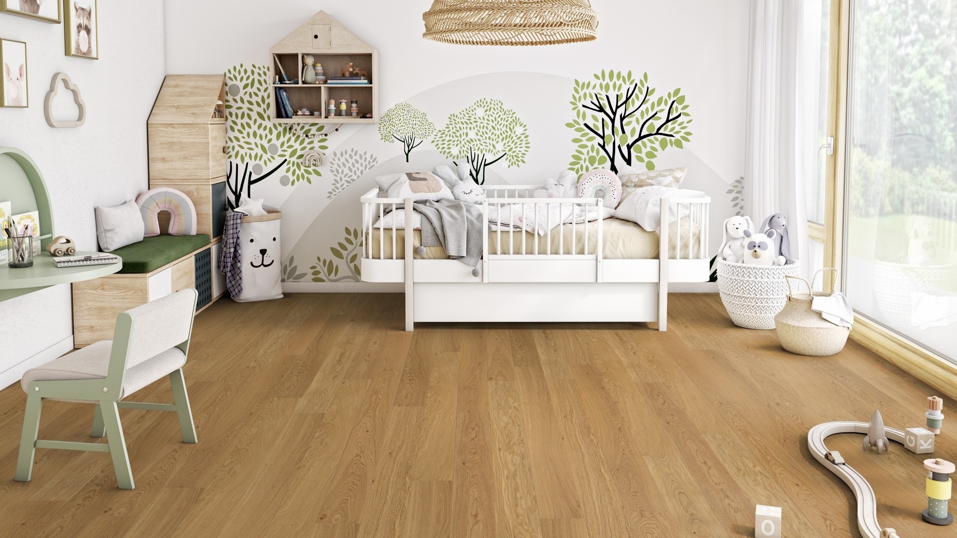 Паркетна дошка Tarkett – Oak Nature (1 Strip) артикул 41016012, колекція Pure