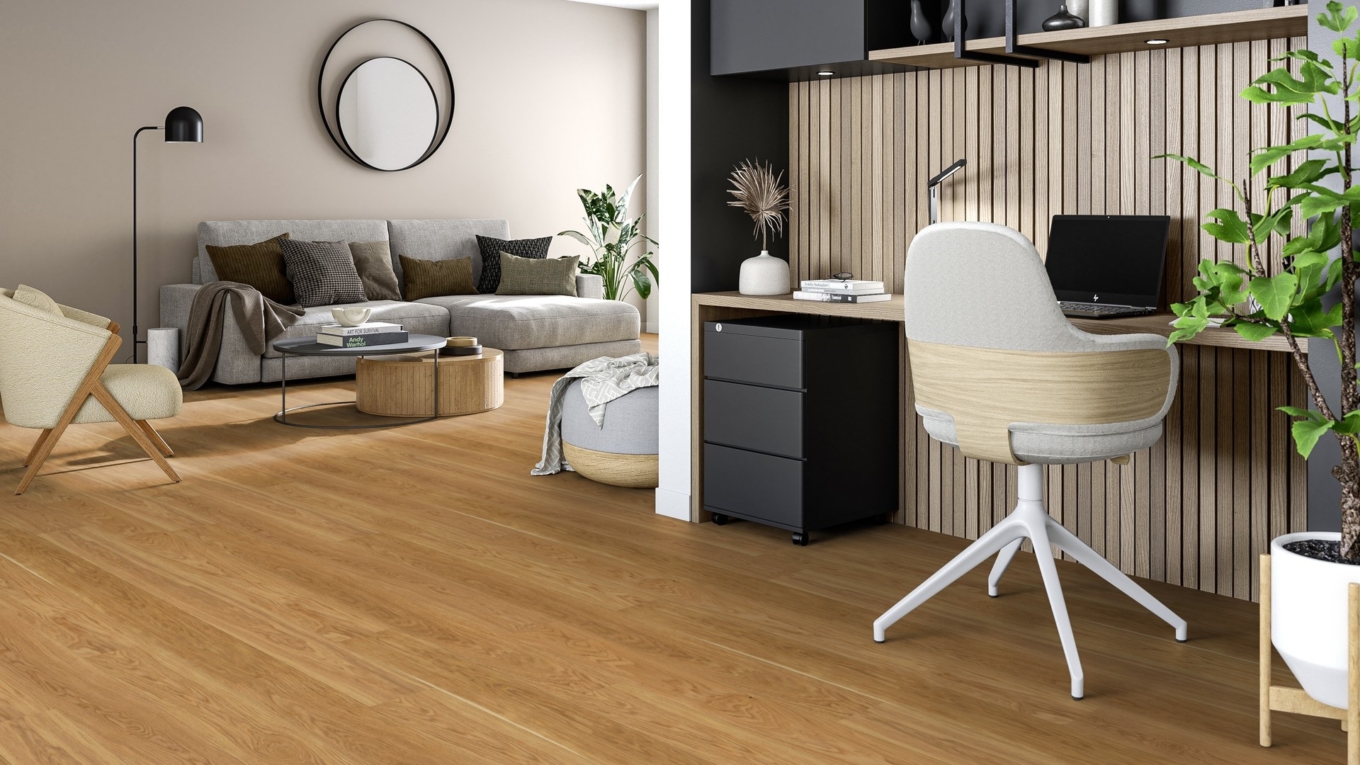 Паркетна дошка Tarkett – Oak Nature (1 Strip) артикул 7876132, колекція Pure