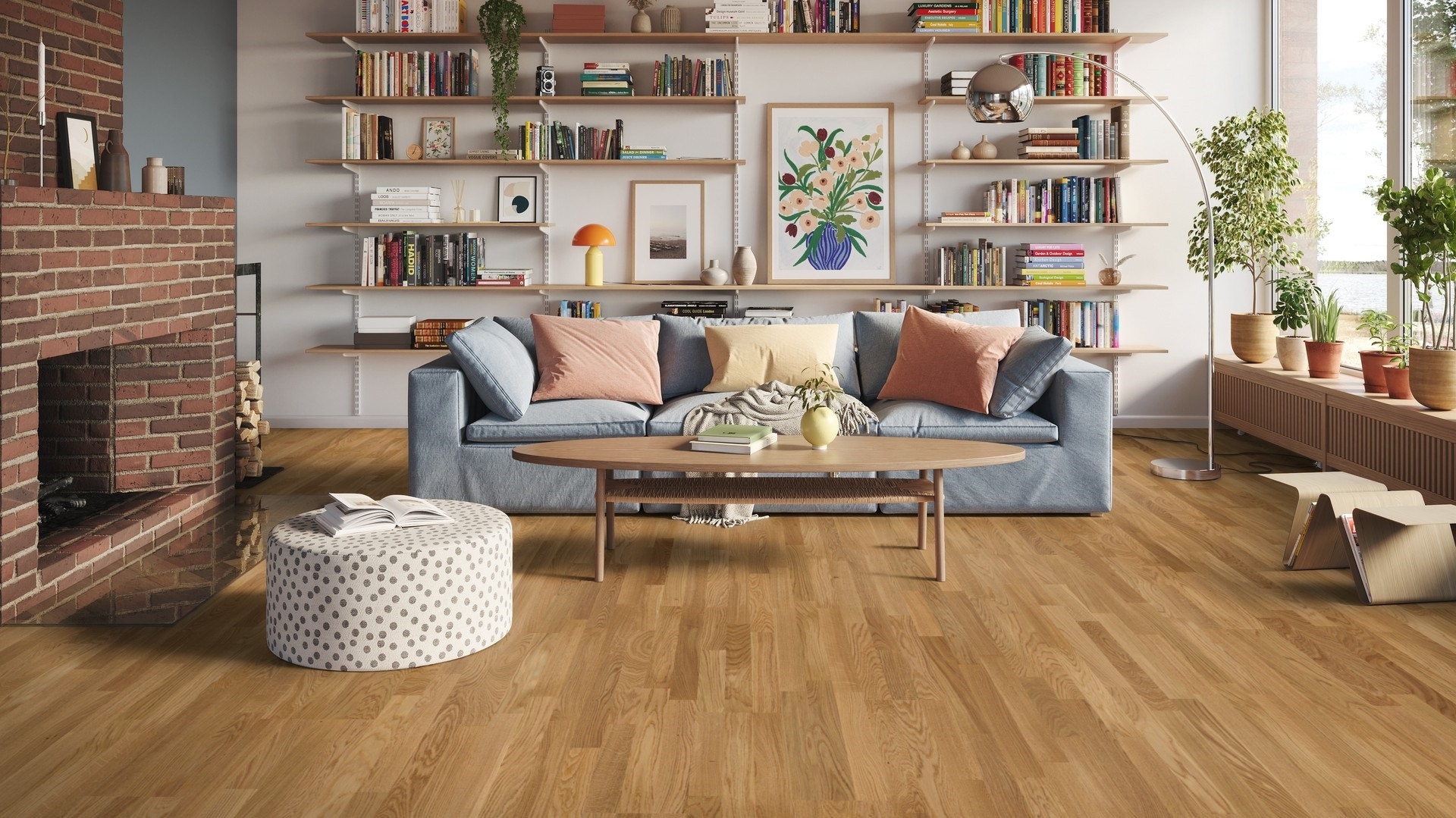 Паркетна дошка Tarkett – Oak Nature (3 Strip) артикул 8723924, колекція Pure