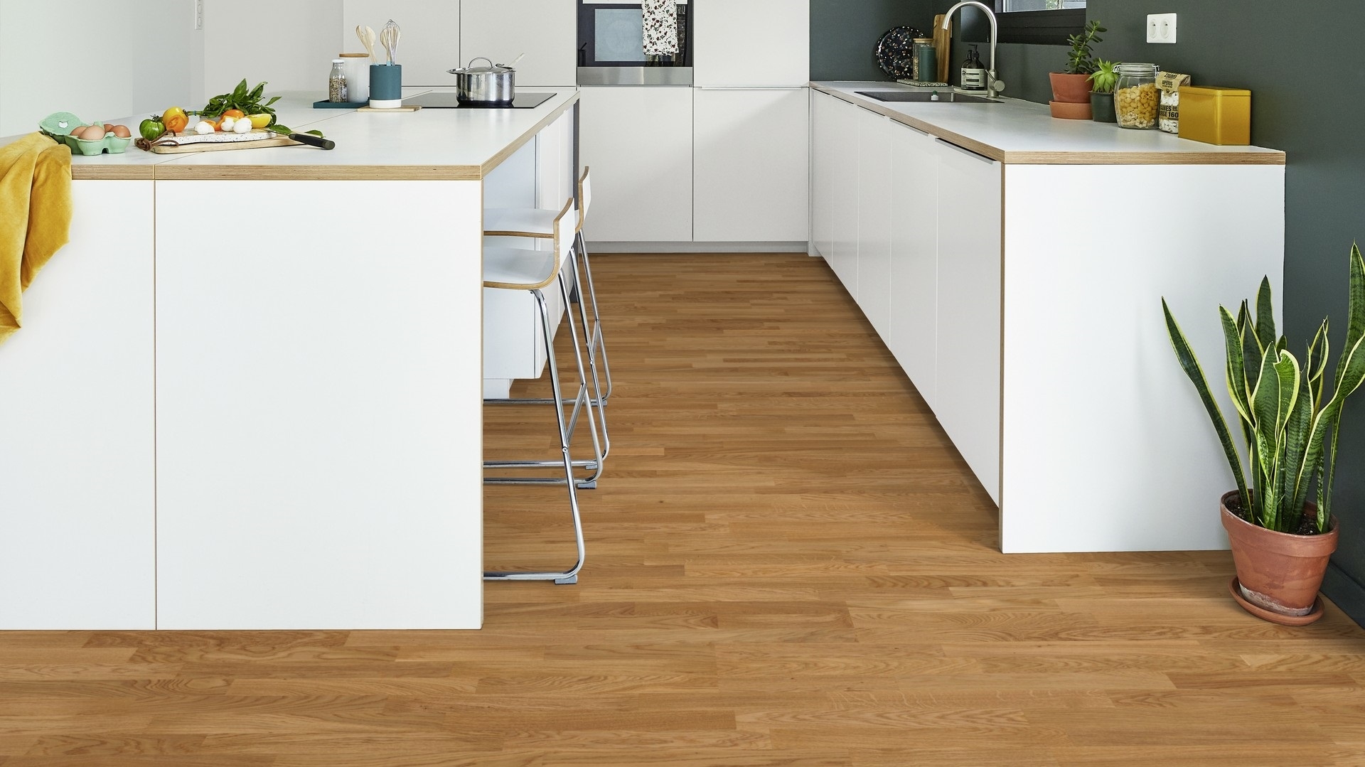 Паркетна дошка Tarkett – Oak Nature (3 Strip) артикул 8723924, колекція Pure